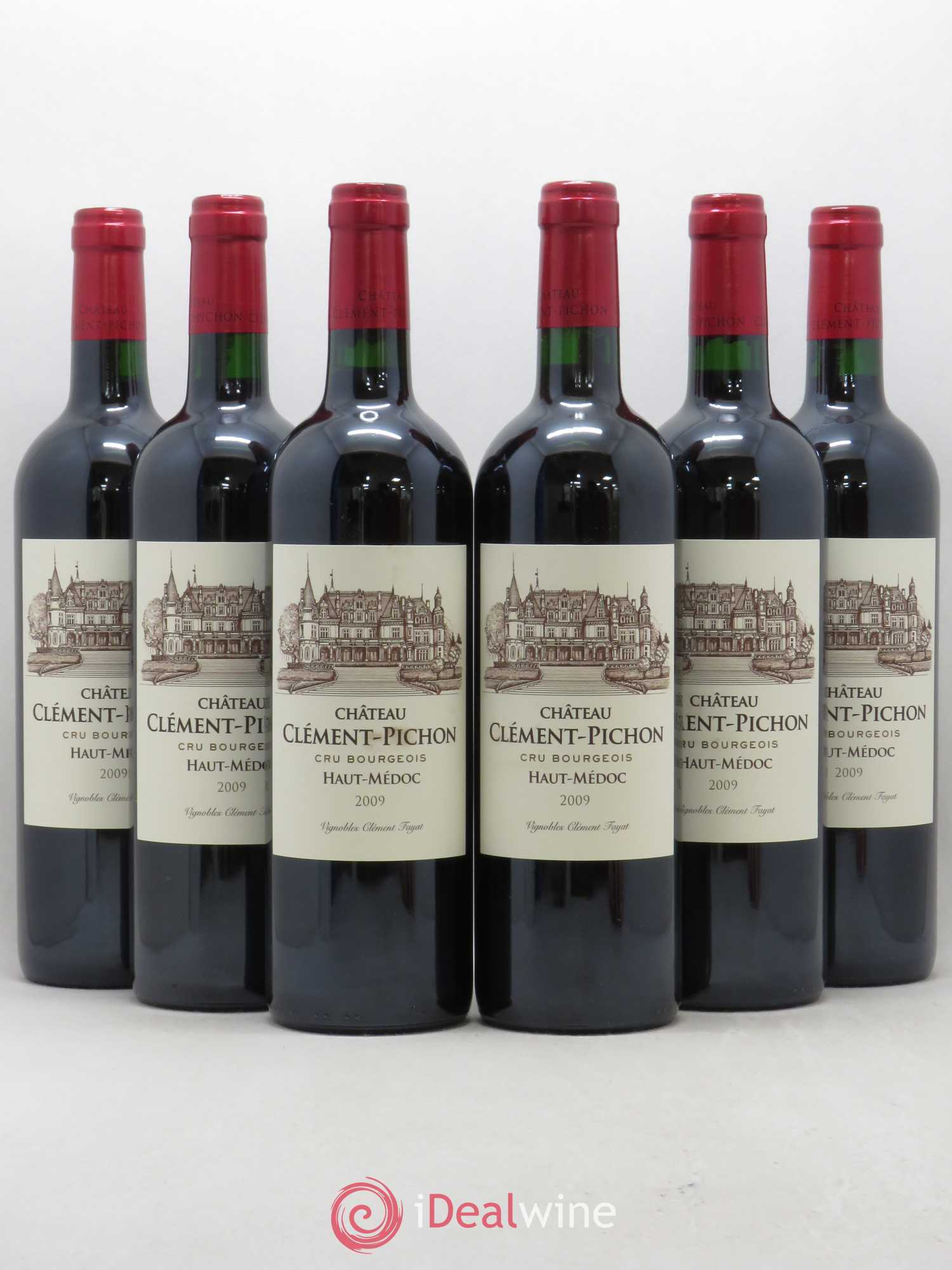 Château Clément-Pichon Cru Bourgeois 2009 - Lot de 6 bouteilles - 0