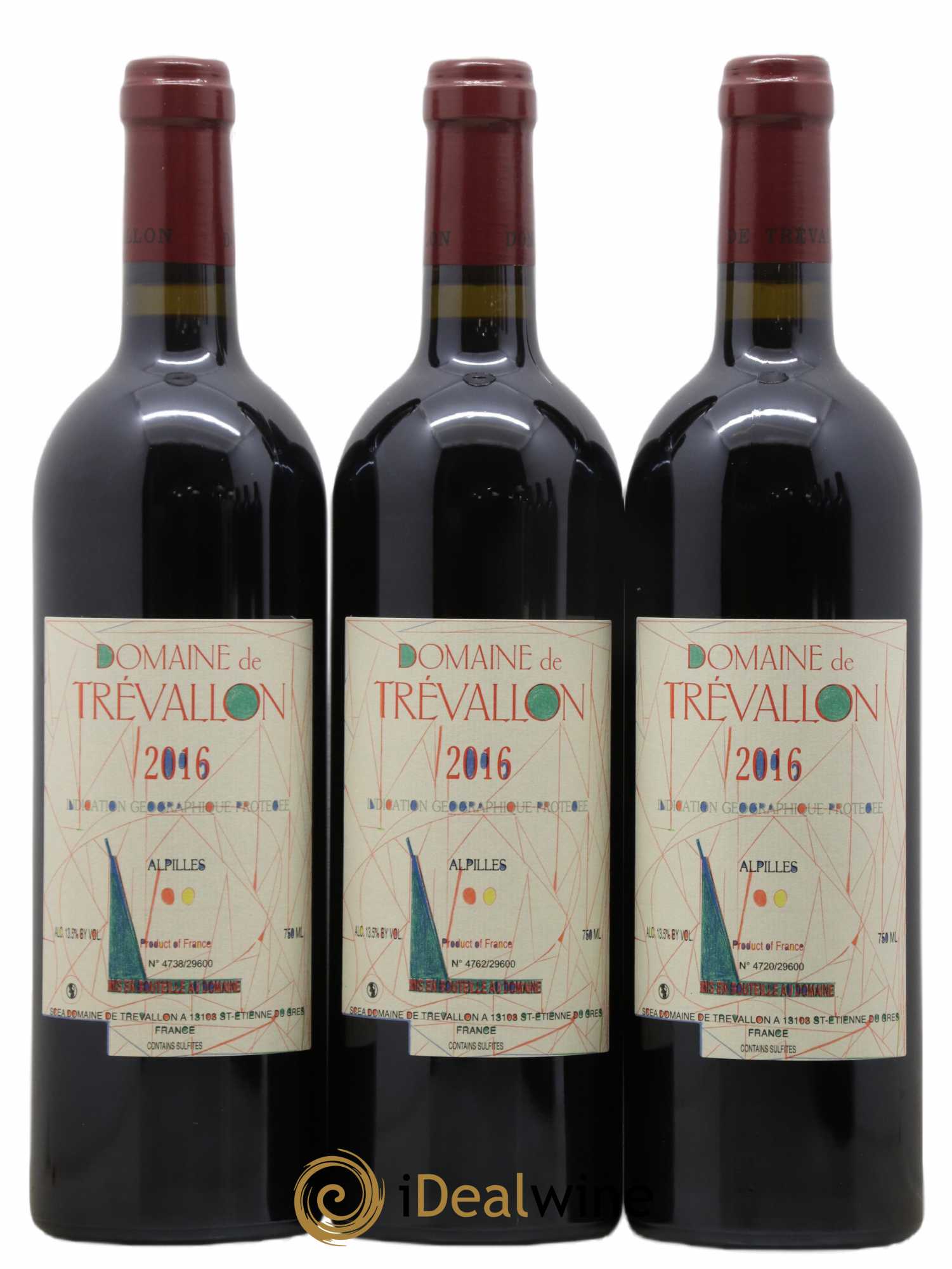 Alpilles Trévallon (Domaine de) Eloi Dürrbach 2016 - Lot de 6 bouteilles - 1