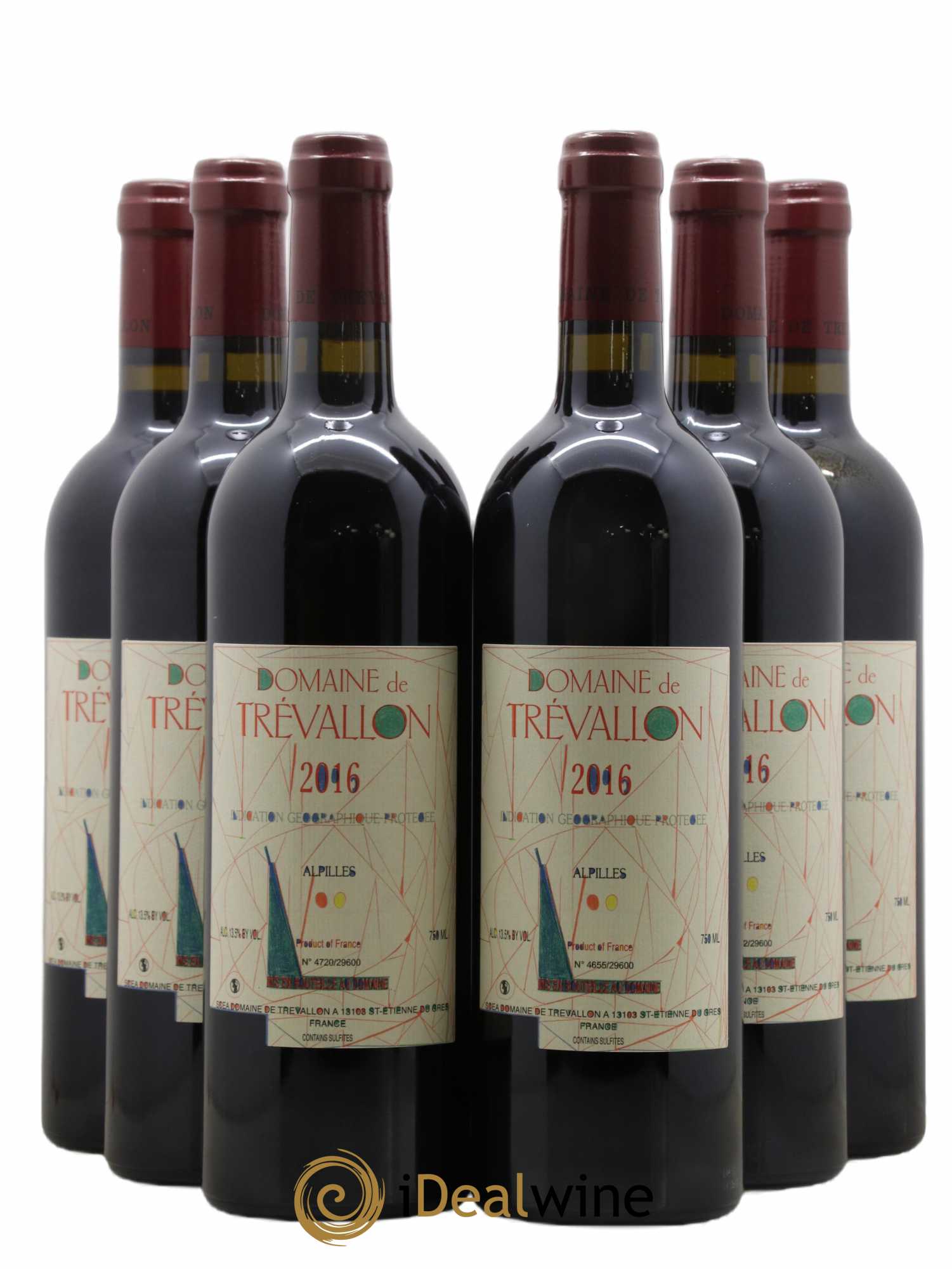 Alpilles Trévallon (Domaine de) Eloi Dürrbach 2016 - Lot de 6 bouteilles - 0