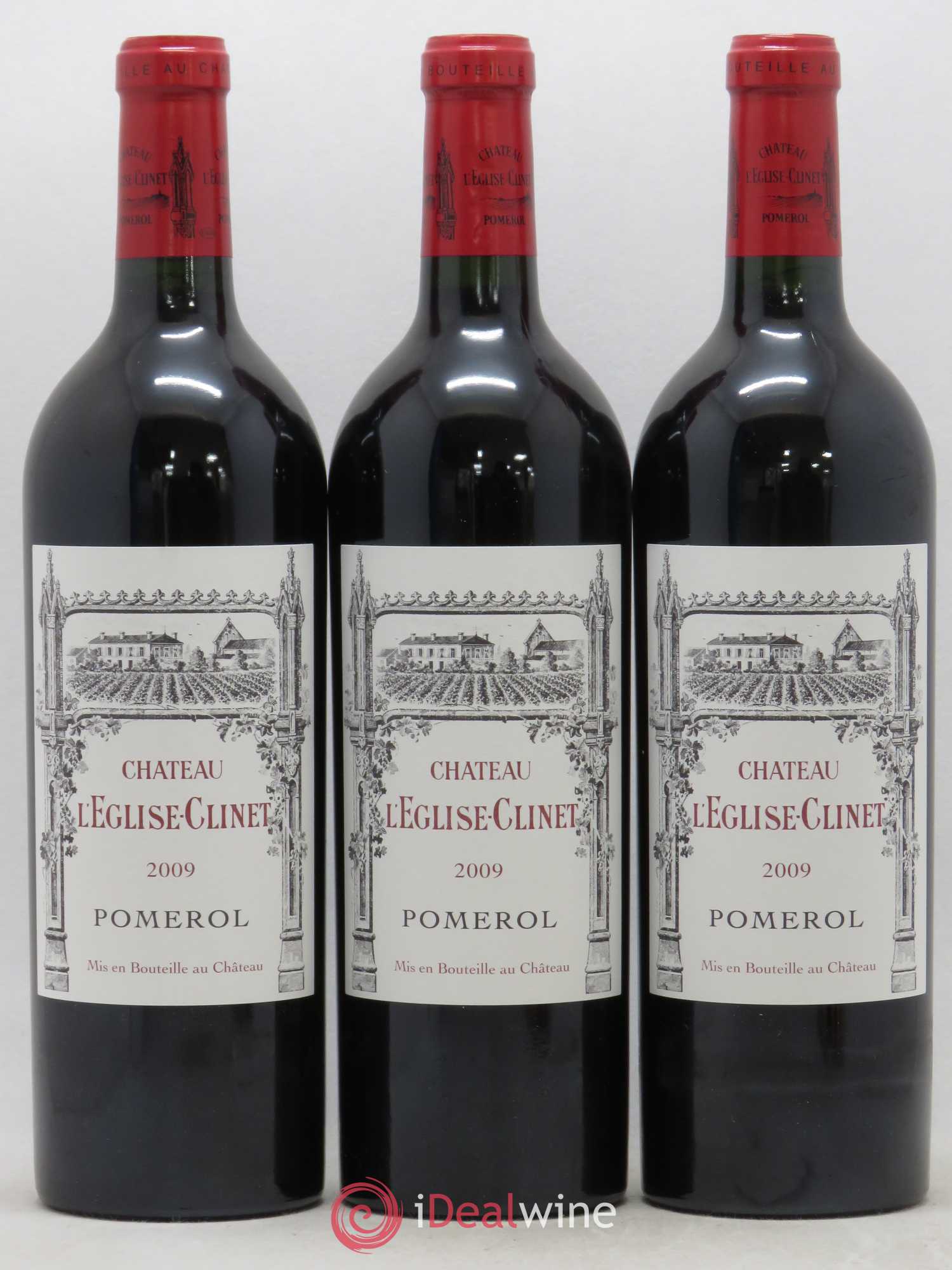 Château l' Église Clinet 2009 - Lot de 3 bouteilles - 0