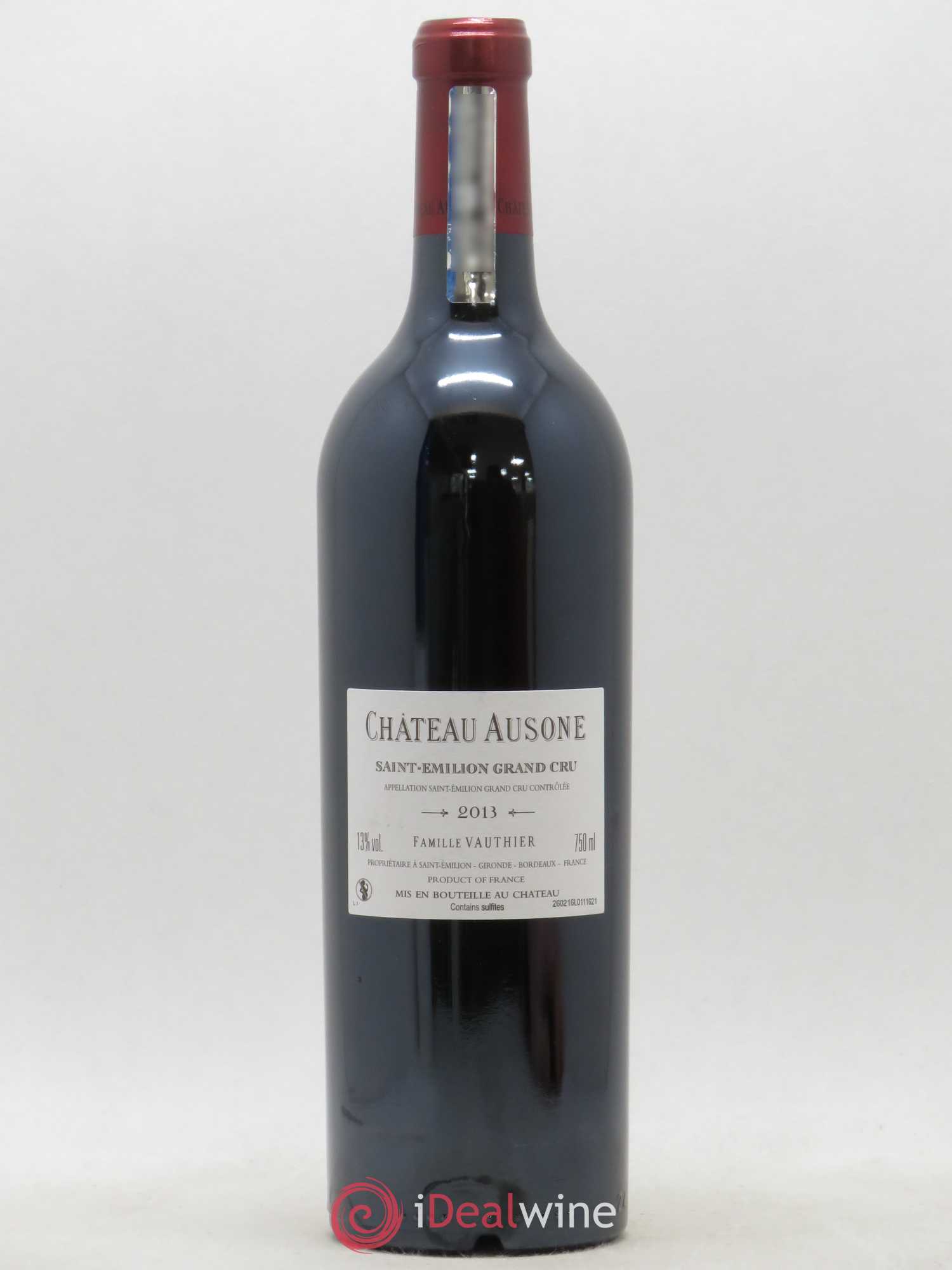 Château Ausone 1er Grand Cru Classé A 2013 - Lot de 1 bouteille - 1