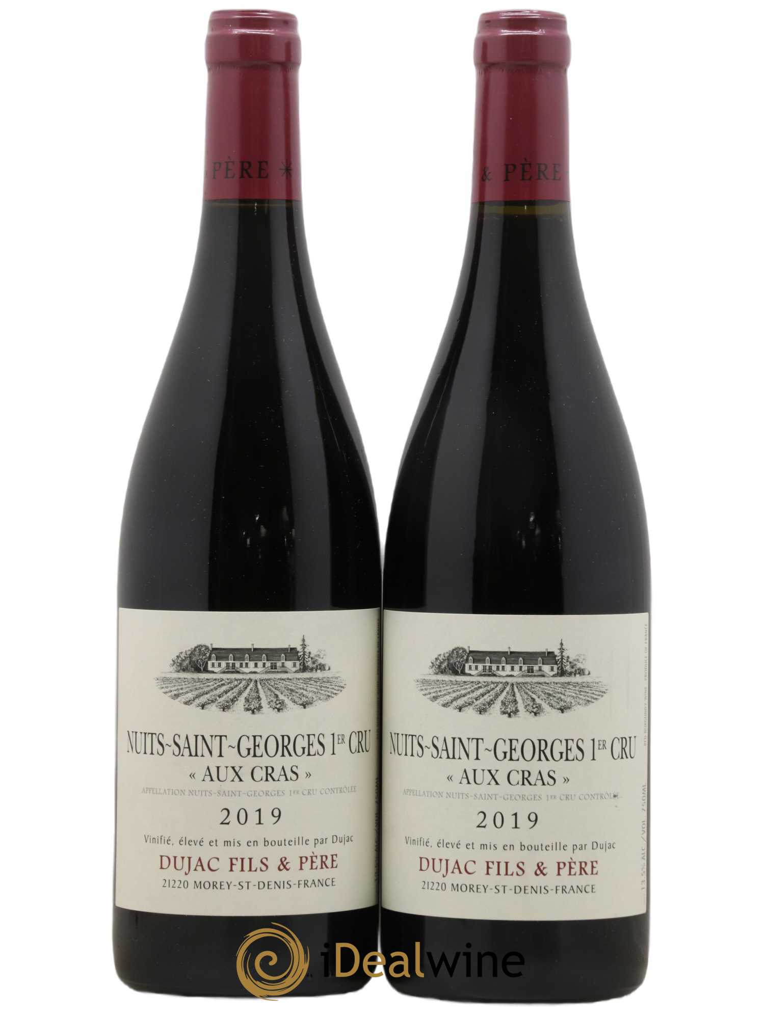 Nuits-Saint-Georges 1er Cru Aux Cras Dujac Fils et Père 2019 - Lot de 2 bouteilles - 0