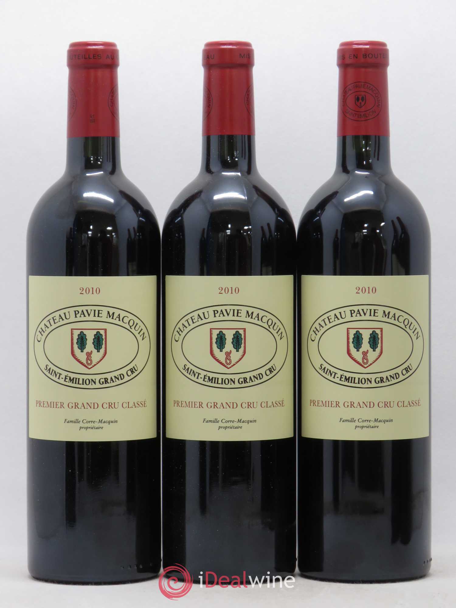 Château Pavie Macquin 1er Grand Cru Classé B 2010 - Lot de 6 bouteilles - 1
