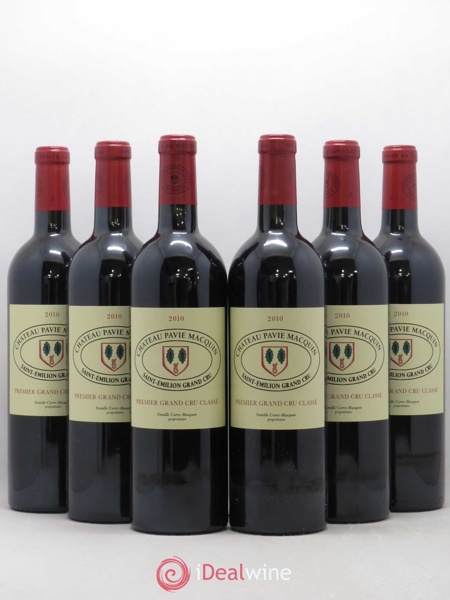 Château Pavie Macquin 1er Grand Cru Classé B 2010 - Lot de 6 bouteilles - 0