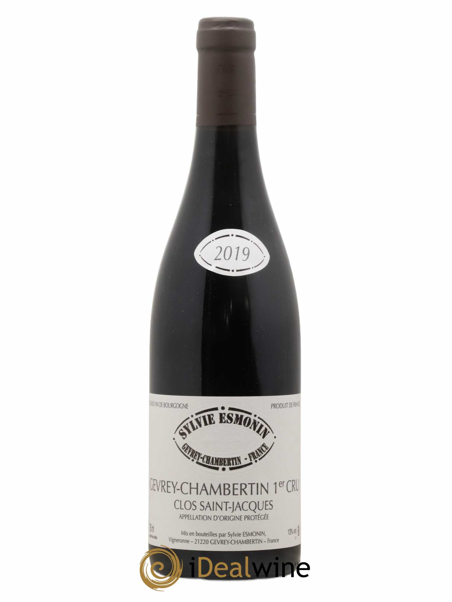 Gevrey-Chambertin 1er Cru Clos Saint Jacques Sylvie Esmonin 2019 - Lot de 1 bouteille - 0