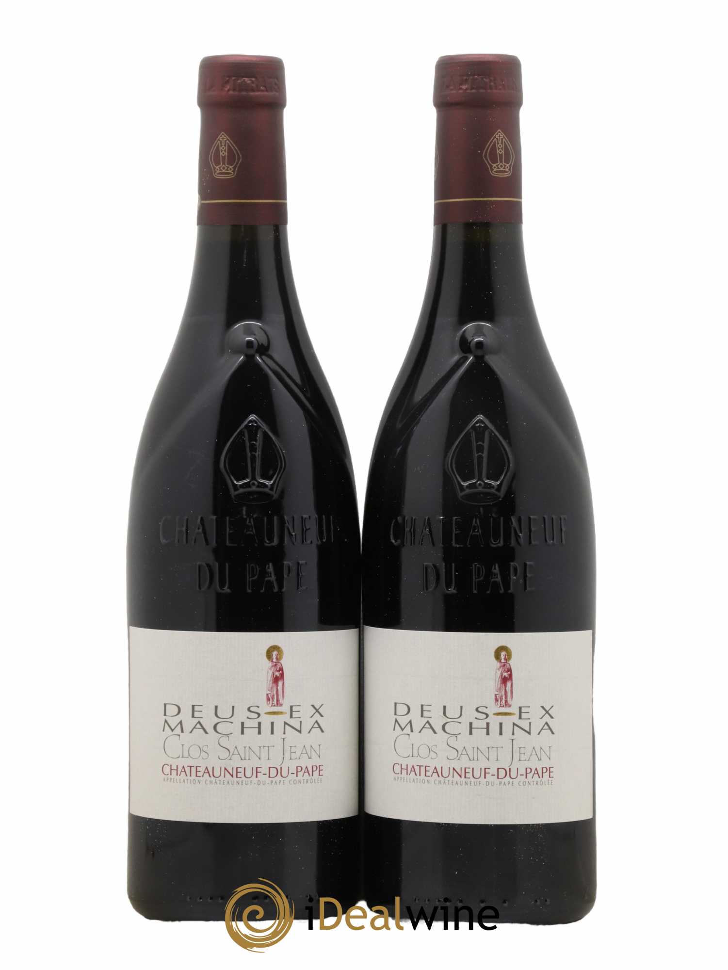 Châteauneuf-du-Pape Clos Saint-Jean Deus Ex Machina Pascal et Vincent Maurel 2019 - Lot de 2 bouteilles - 0
