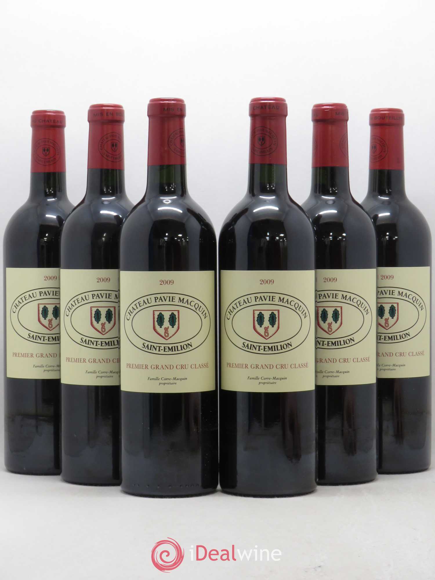 Château Pavie Macquin 1er Grand Cru Classé B 2009 - Lot de 6 bouteilles - 0