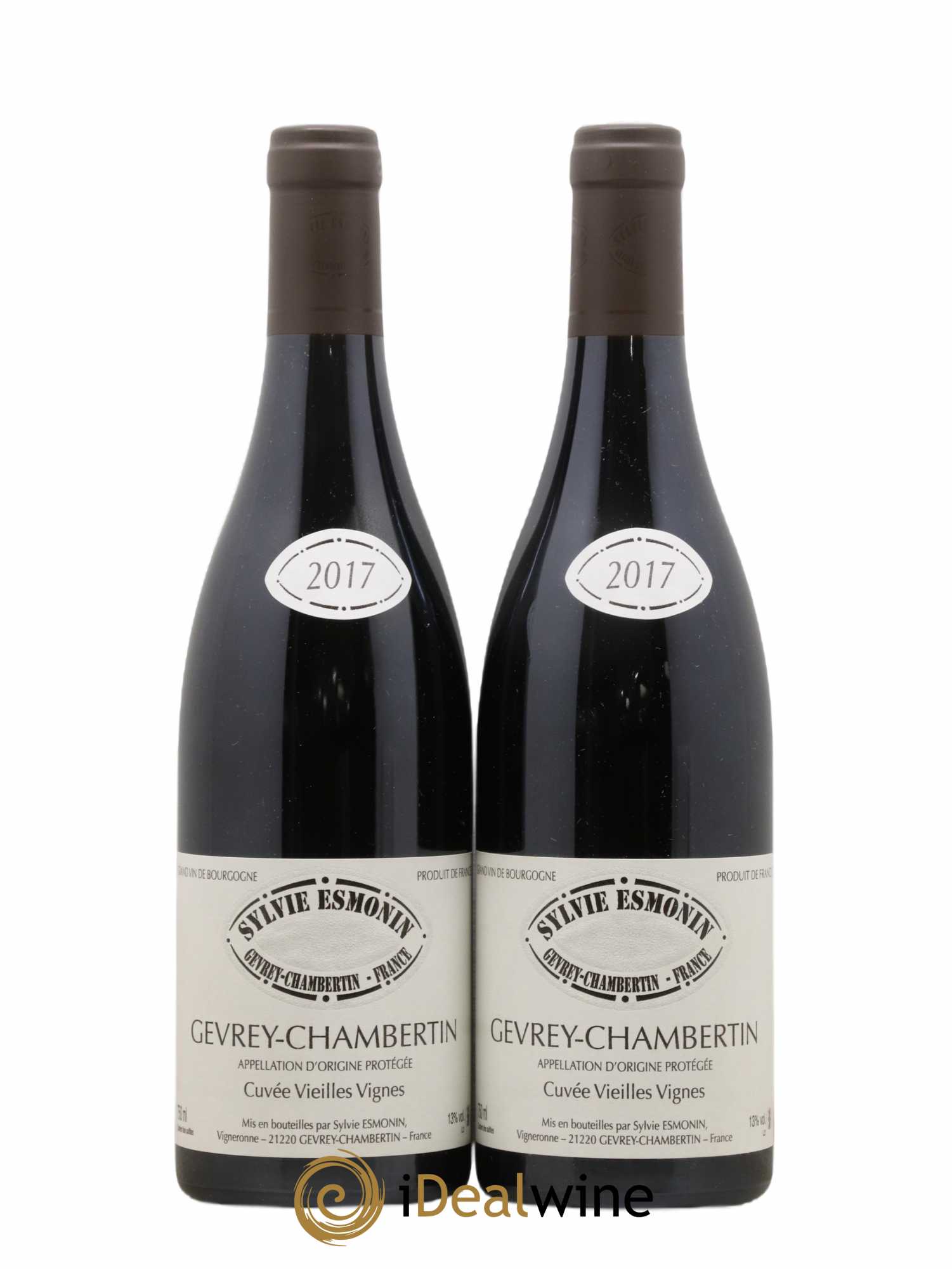 Gevrey-Chambertin Vieilles Vignes Sylvie Esmonin 2017 - Lot de 2 bouteilles - 0
