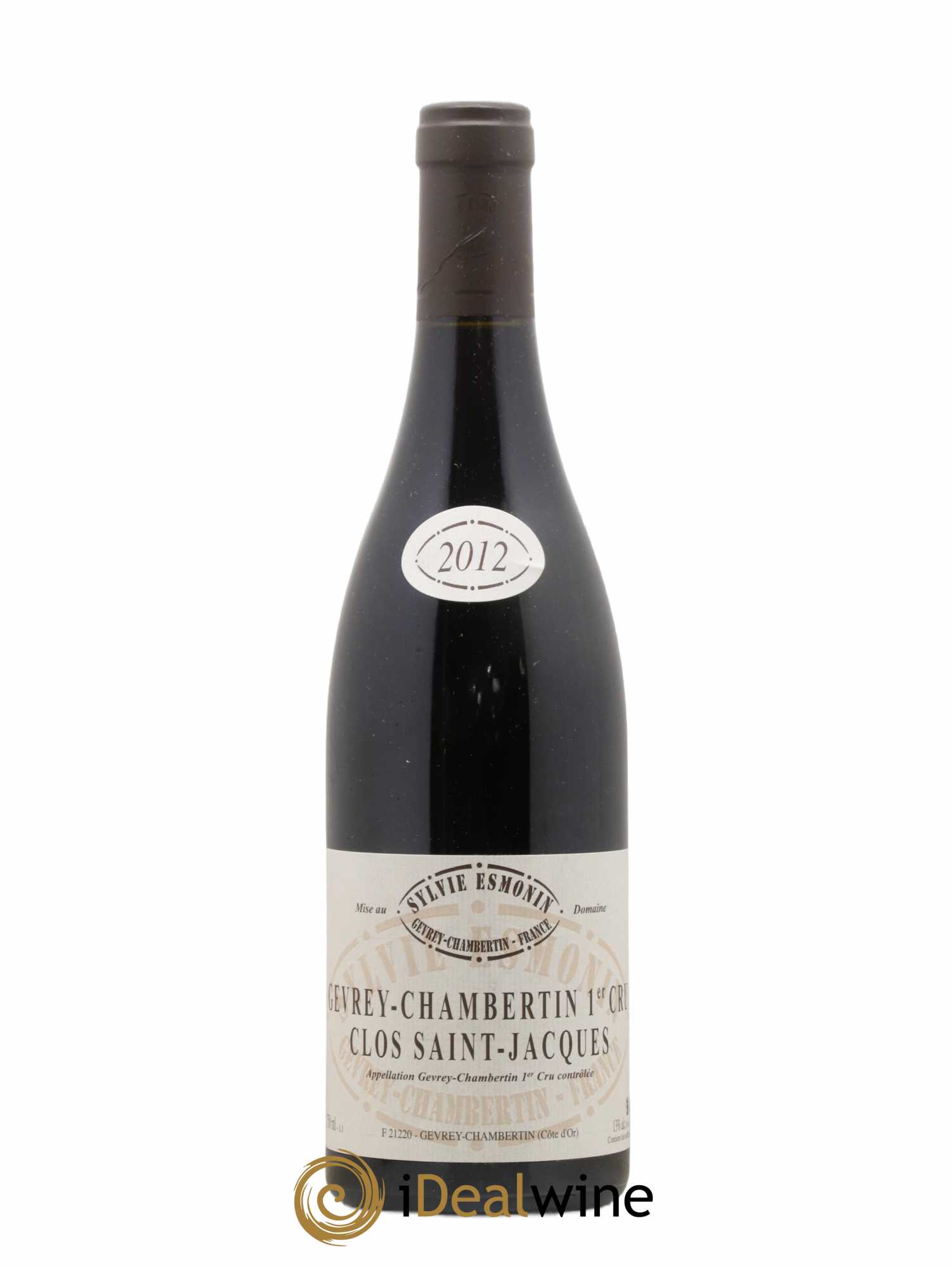 Gevrey-Chambertin 1er Cru Clos Saint Jacques Sylvie Esmonin 2012 - Lot de 1 bouteille - 0