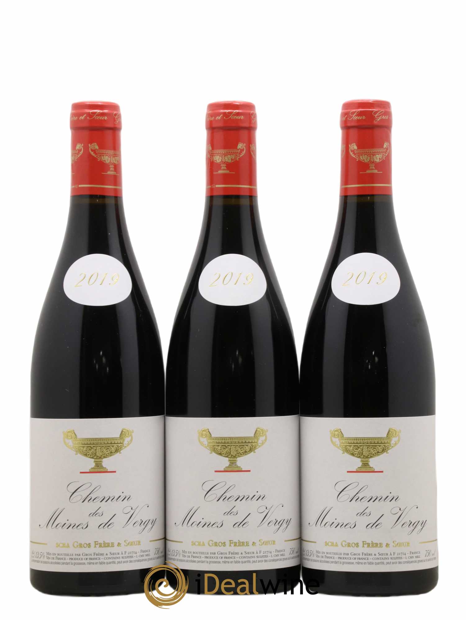Vin de France Chemin des moines de Vergy Gros Frère & Soeur 2019 - Lot de 6 bouteilles - 2