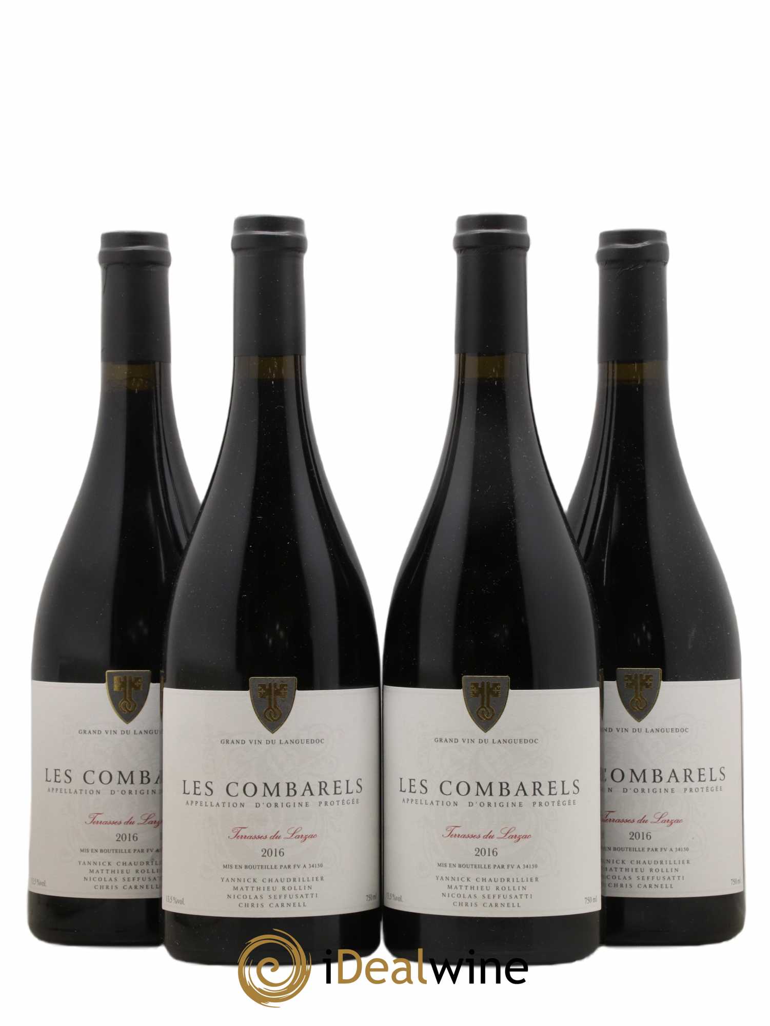 Coteaux du Languedoc Terrasses du Larzac Combarels Domaine Chaudrillier Rollin Seffusatti Carnell 2016 - Posten von 4 Flaschen - 0