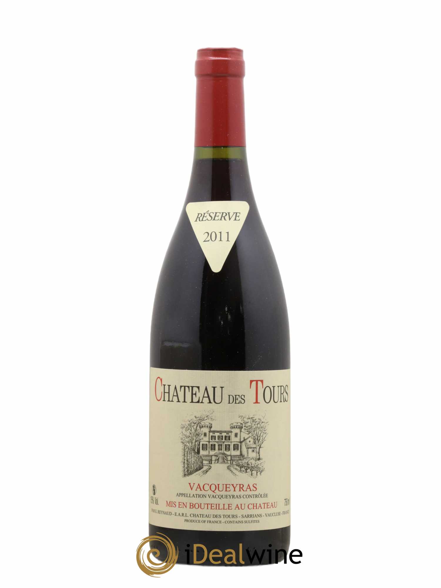 Vacqueyras Château des Tours Emmanuel Reynaud 2011 - Lot de 1 bouteille - 0