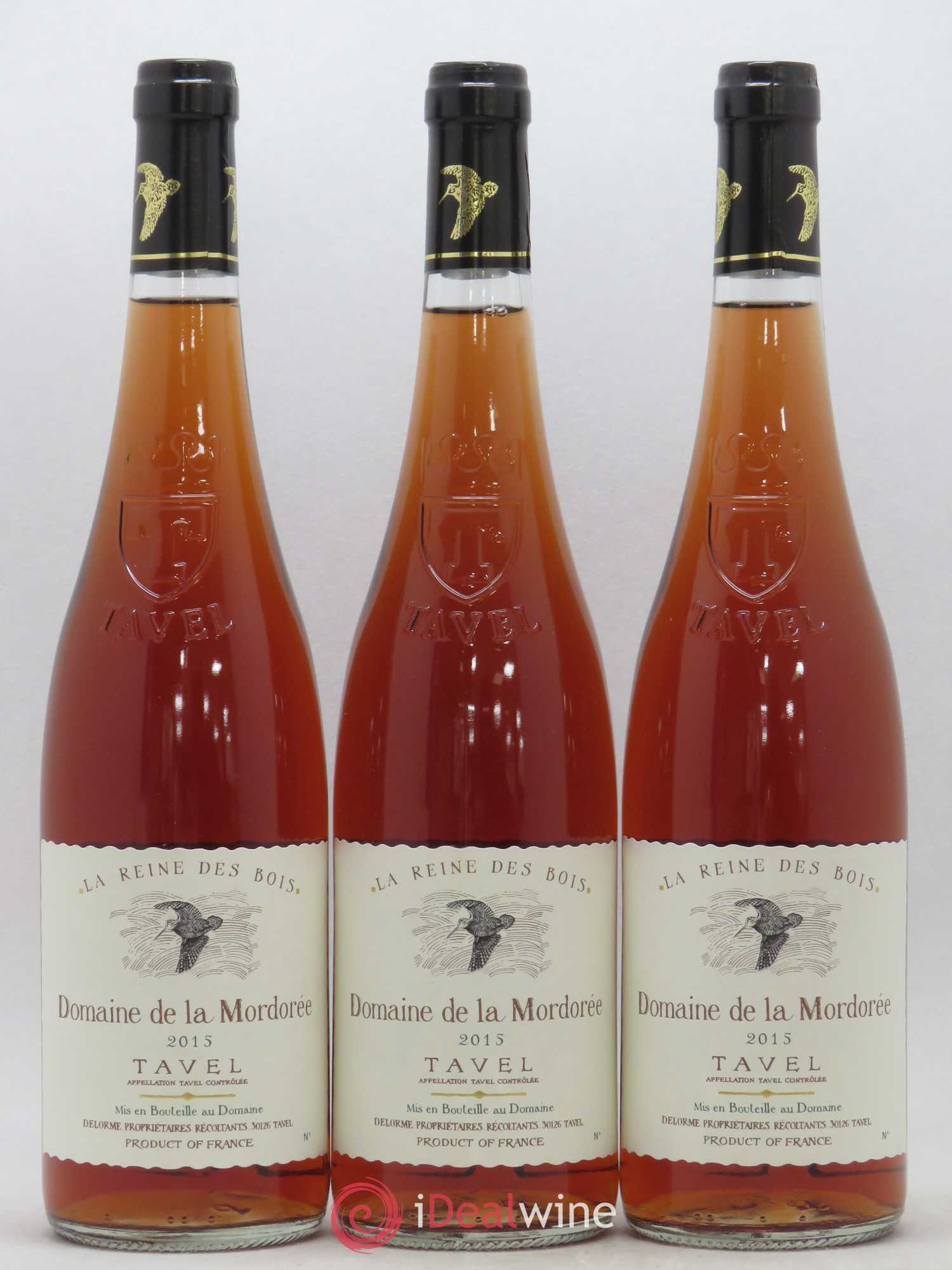 Tavel Reine des bois Domaine La Mordorée 2015 - Posten von 3 Flaschen - 0