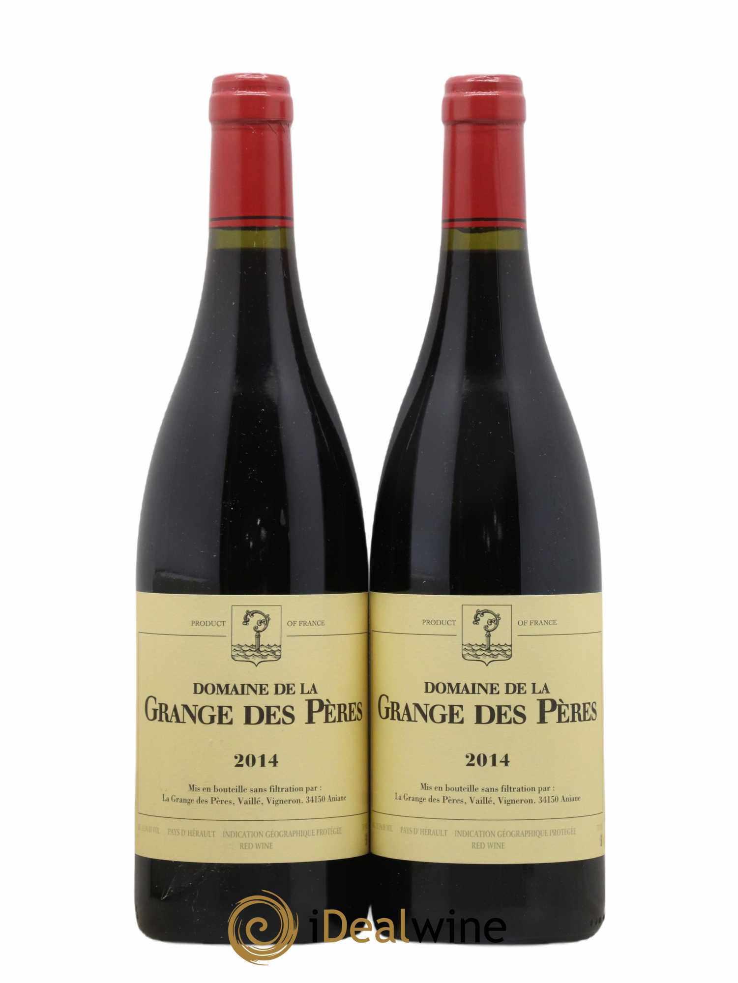Pays d'Hérault Grange des Pères Laurent Vaillé 2014 - Lot de 2 bouteilles - 0