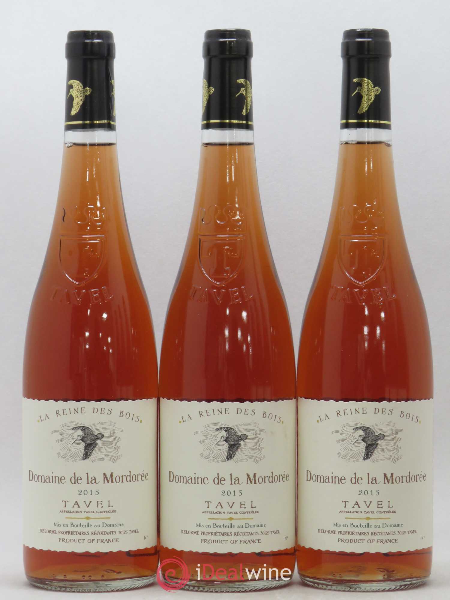 Tavel Reine des bois Domaine La Mordorée 2015 - Posten von 3 Flaschen - 0