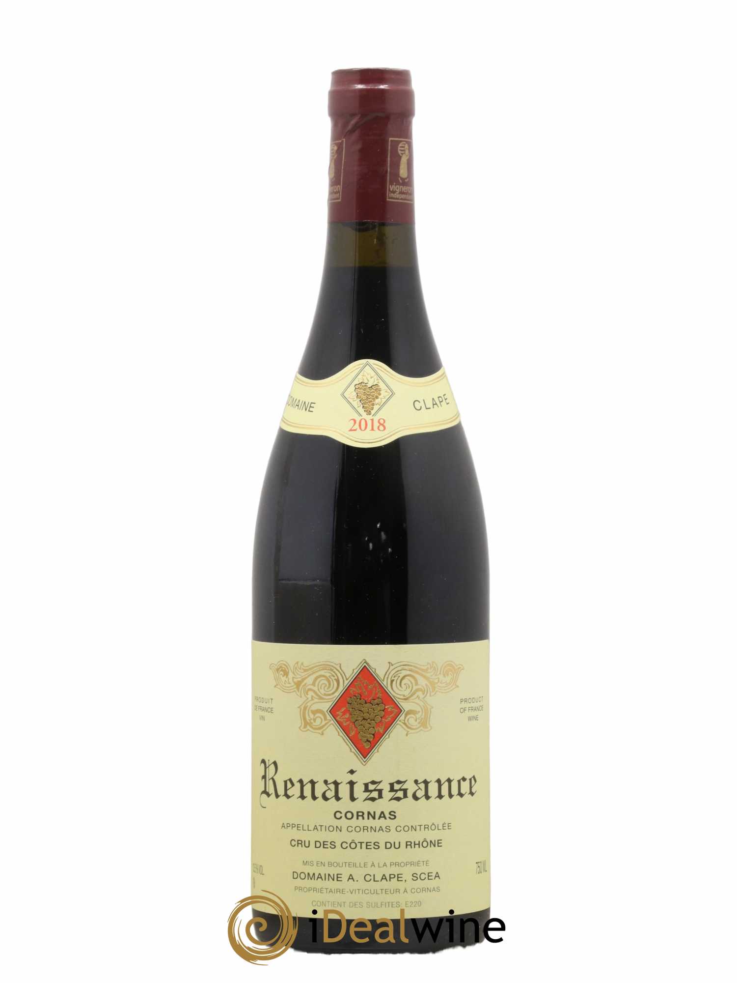 Cornas Renaissance Auguste Clape 2018 - Lot de 1 bouteille - 0