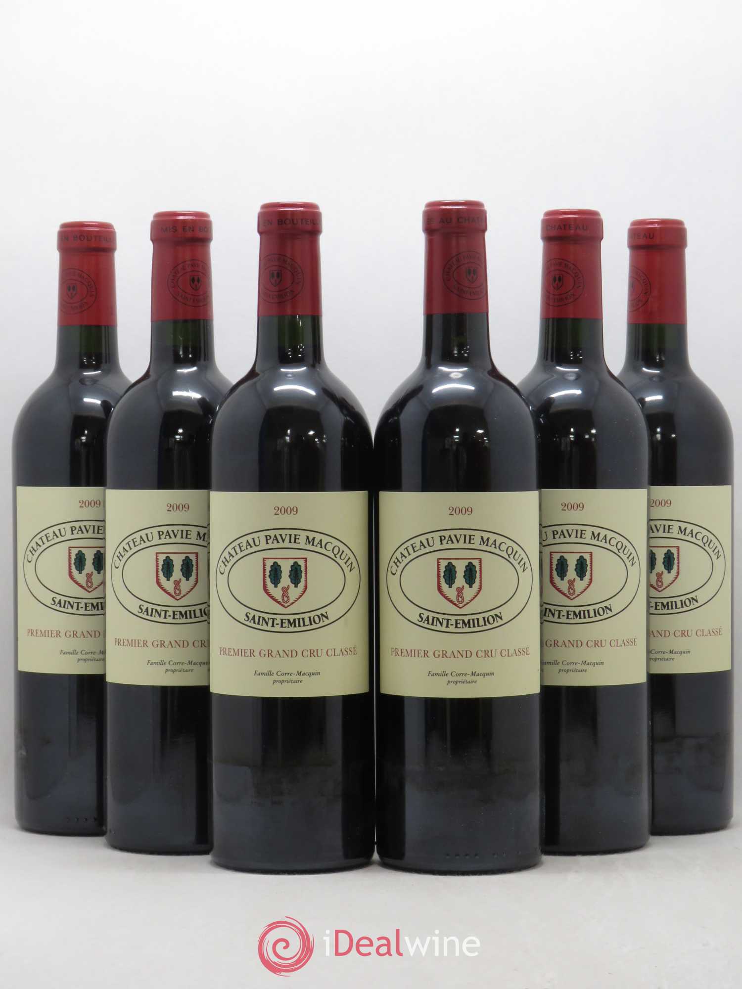 Château Pavie Macquin 1er Grand Cru Classé B 2009 - Lot de 6 bouteilles - 0