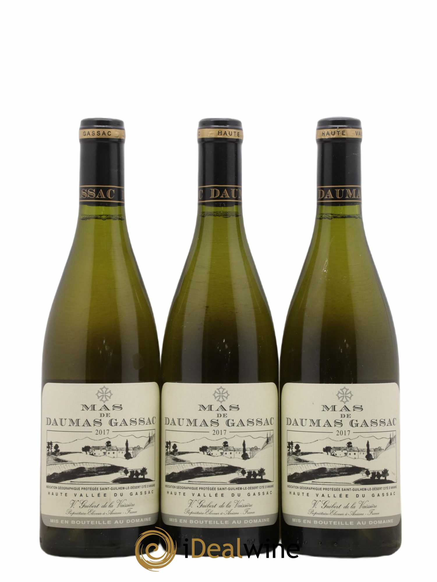 Saint-Guilhem-le-Désert - Cité d'Aniane Mas Daumas Gassac Famille Guibert de La Vaissière 2017 - Lot de 6 bouteilles - 2