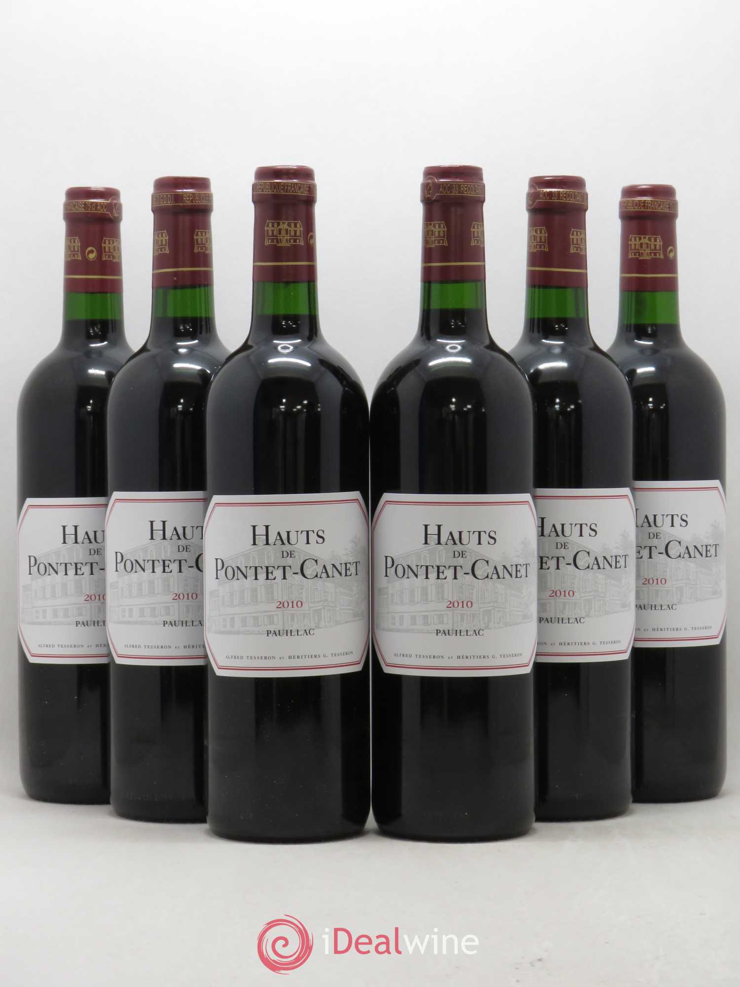 Les Hauts de Pontet-Canet Second Vin 2010 - Lot de 6 bouteilles - 0