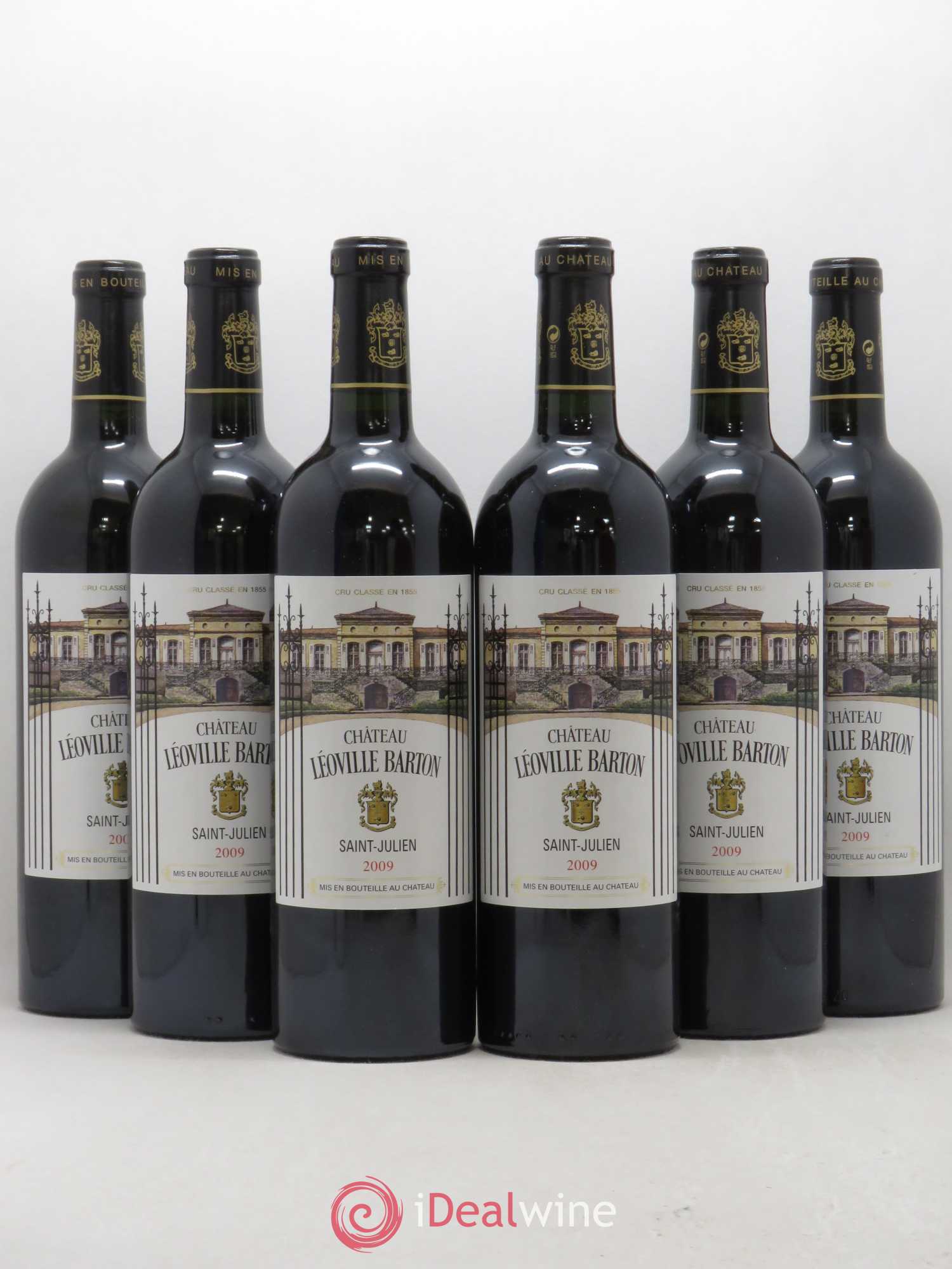 Château Léoville Barton 2ème Grand Cru Classé 2009 - Lot de 6 bouteilles - 0