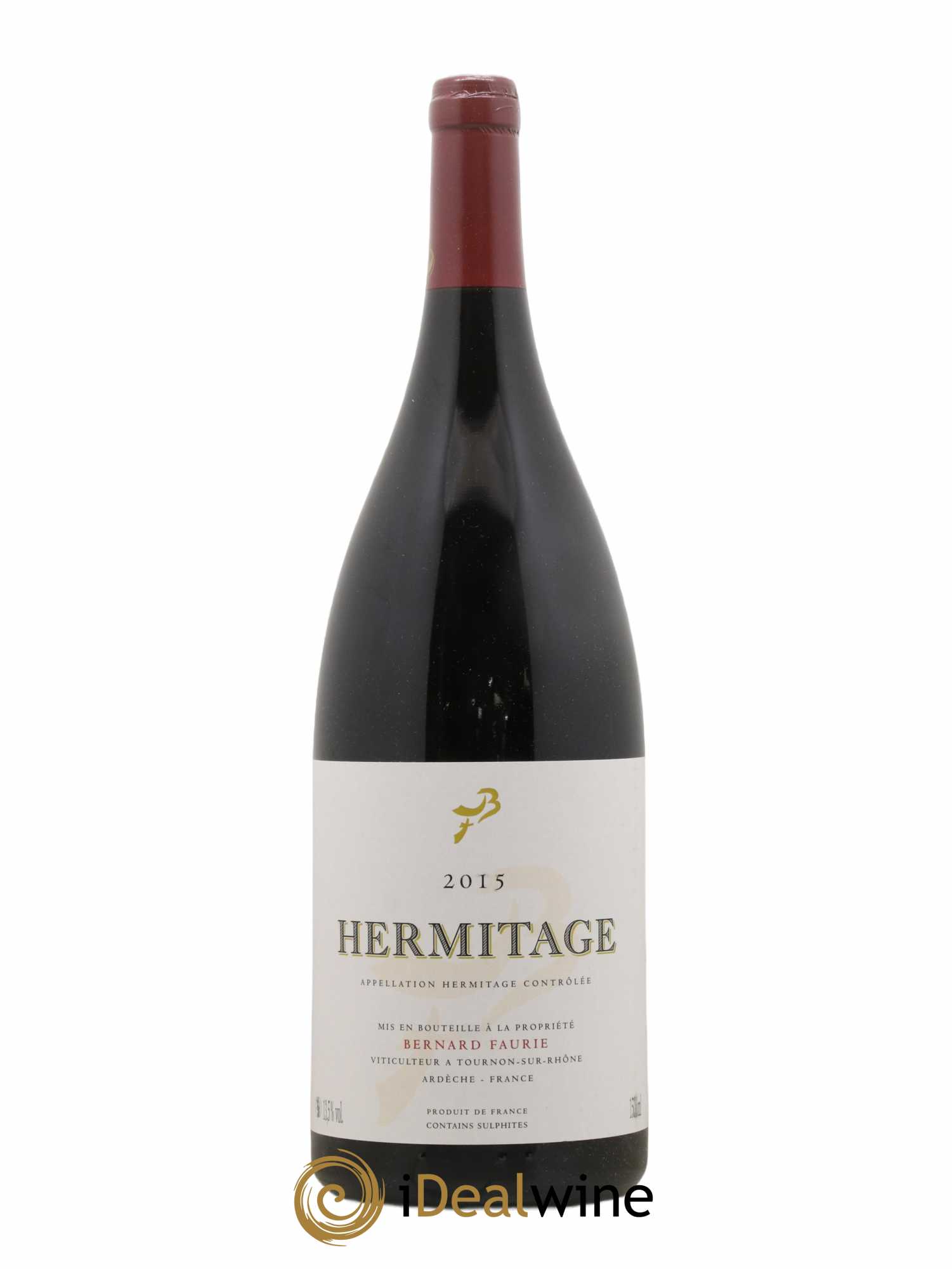 Hermitage Les Bessards (capsule rouge) Bernard Faurie 2015 - Lot de 1 magnum - 0