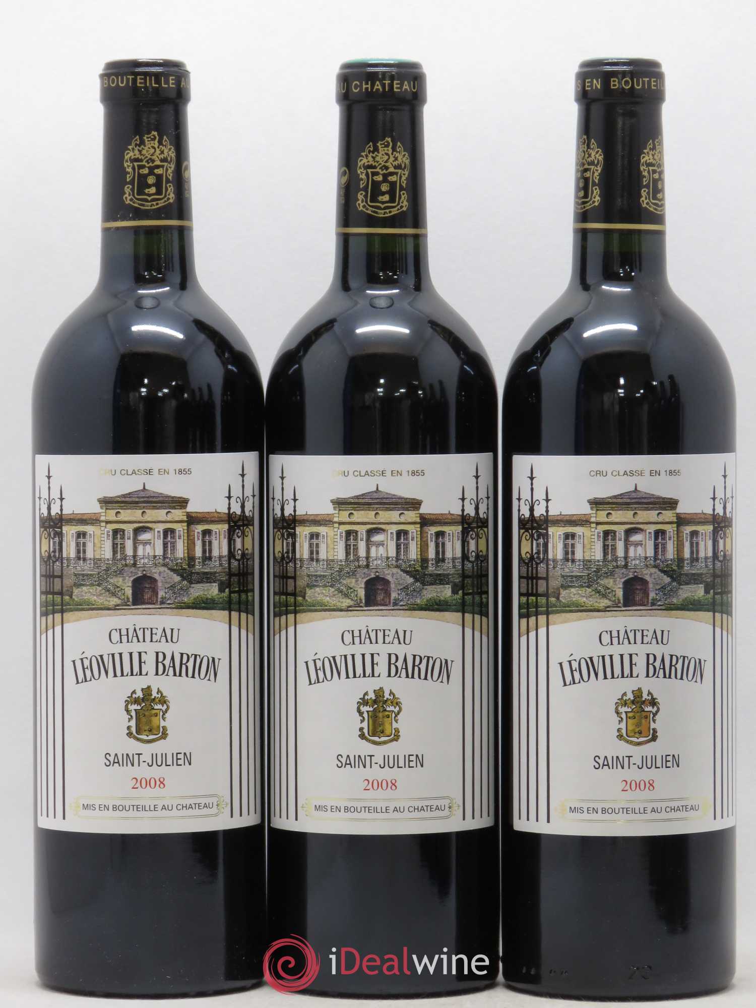 Château Léoville Barton 2ème Grand Cru Classé 2008 - Lot de 12 bouteilles - 2