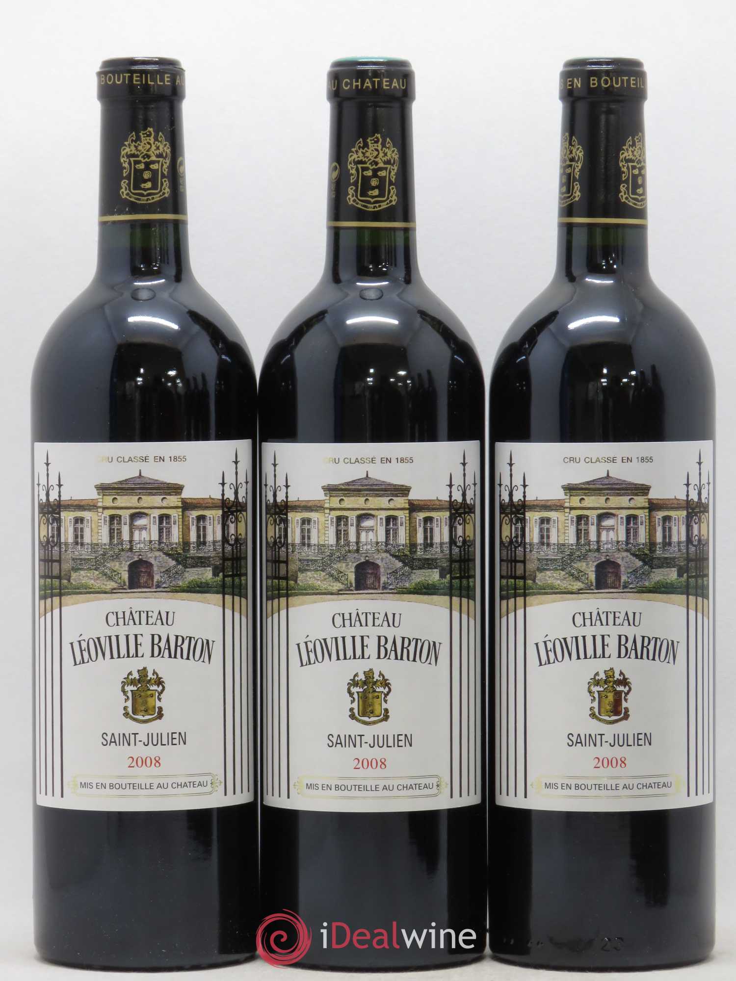 Château Léoville Barton 2ème Grand Cru Classé 2008 - Lot de 12 bouteilles - 3