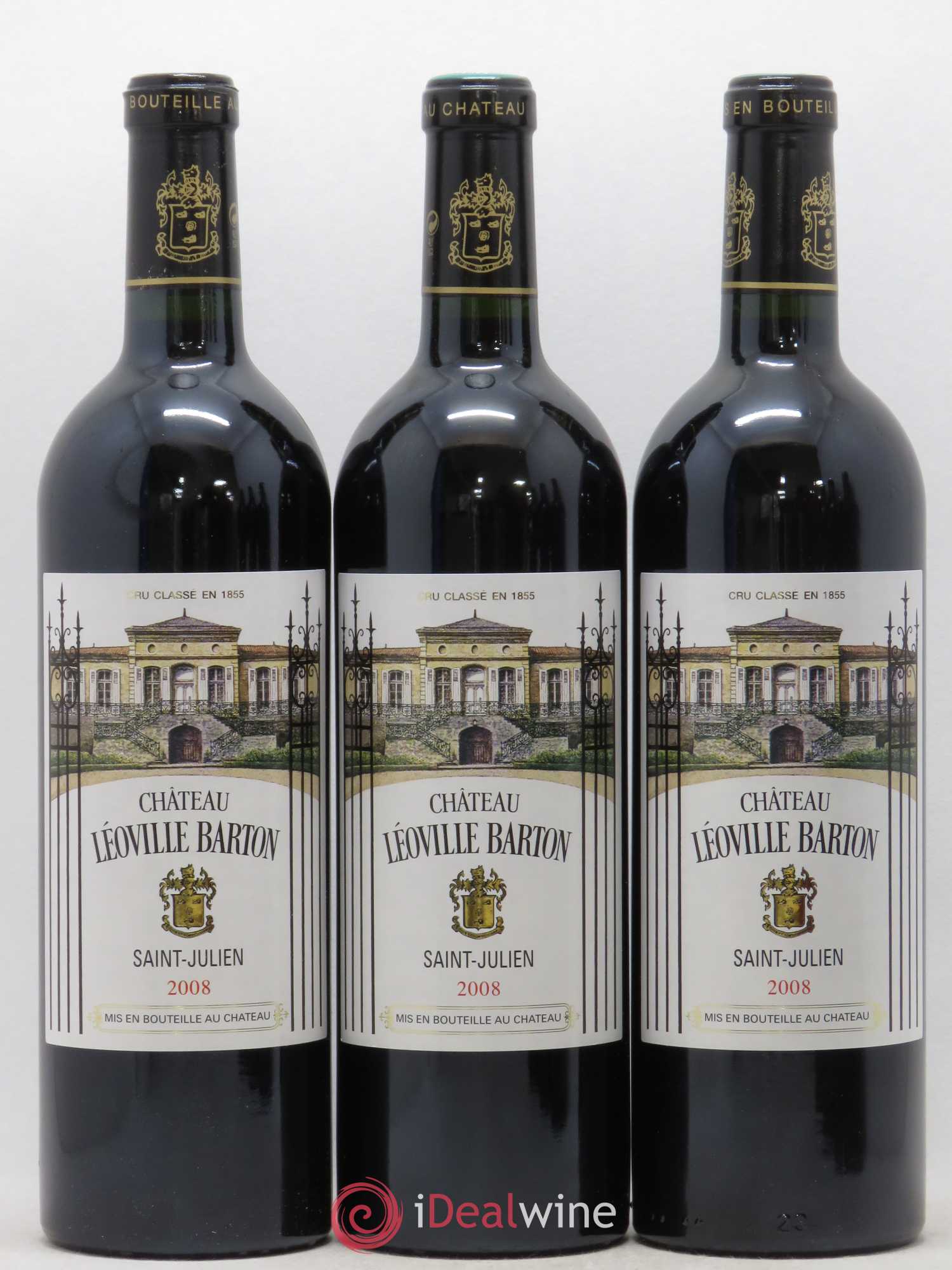 Château Léoville Barton 2ème Grand Cru Classé 2008 - Lot de 12 bouteilles - 4