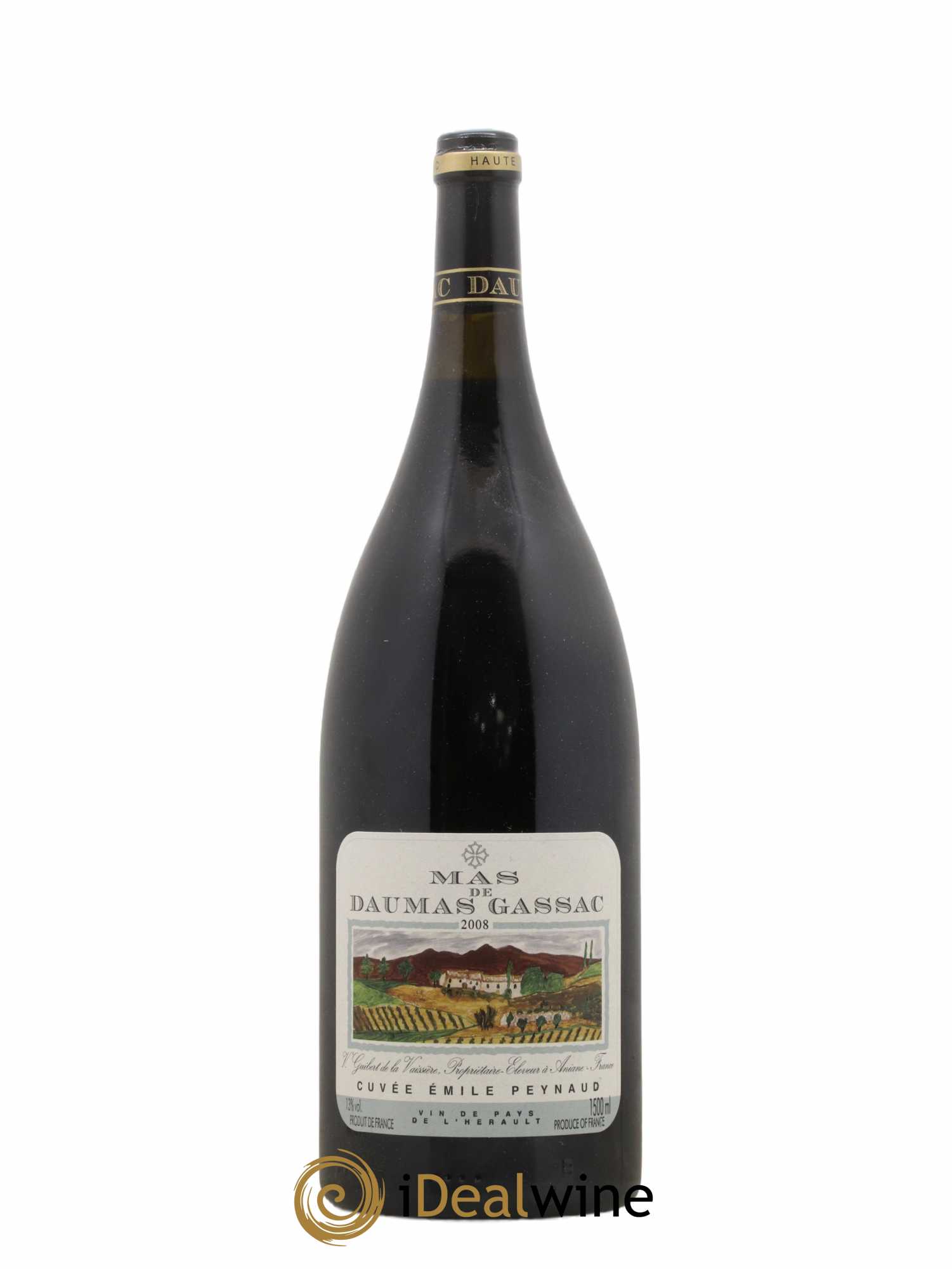 Pays d'Hérault Mas de Daumas Gassac Cuvée Emile Peynaud Famille Guibert de La Vaissière 2008 - Lot de 1 magnum - 0
