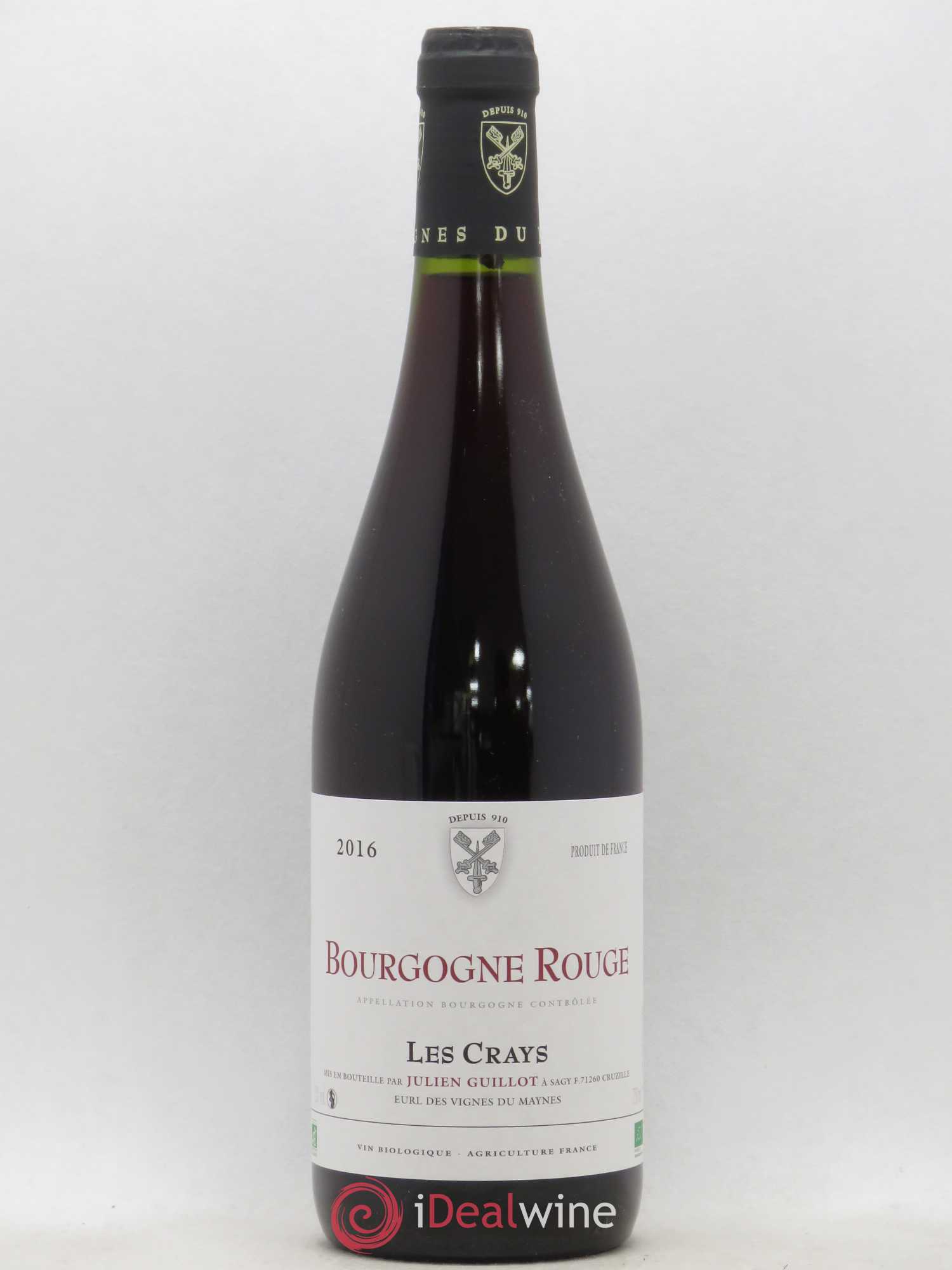 Bourgogne Les Crays Les Vignes du Maynes 2016 - Lot de 1 bouteille - 0
