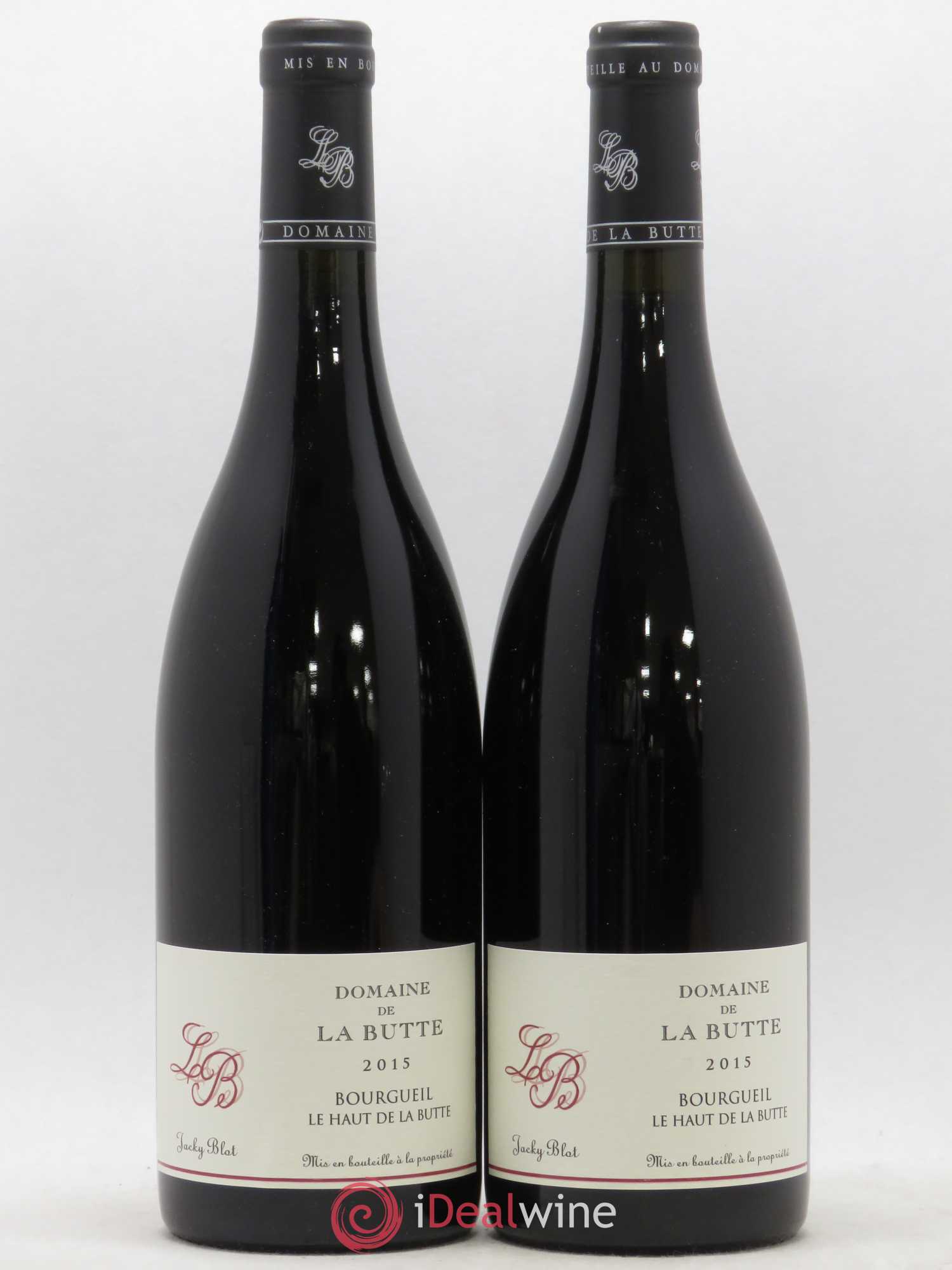 Bourgueil Le Haut de La Butte Domaine de La Butte - Jacky Blot 2015 - Lot de 2 bouteilles - 0