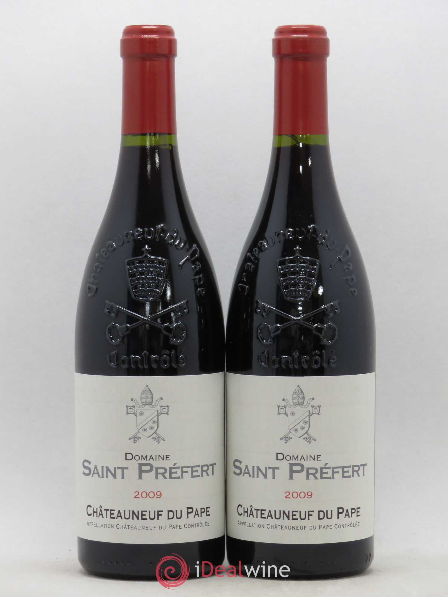Châteauneuf-du-Pape Domaine Saint-Préfert 2009 - Lot de 2 bouteilles - 0