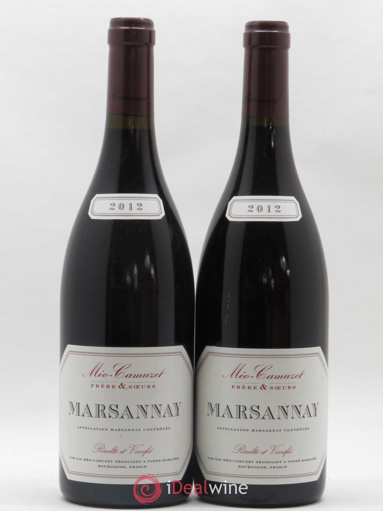 Marsannay Méo-Camuzet (Frère & Soeurs) 2012 - Lot de 2 bouteilles - 0