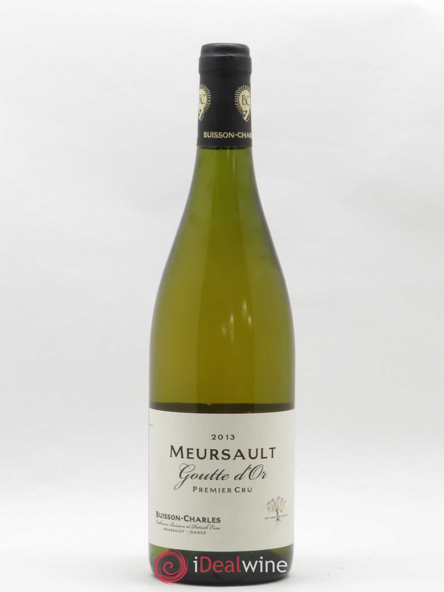 Meursault 1er Cru Goutte d'Or Buisson-Charles (Domaine) 2013 - Lot de 1 bouteille - 0