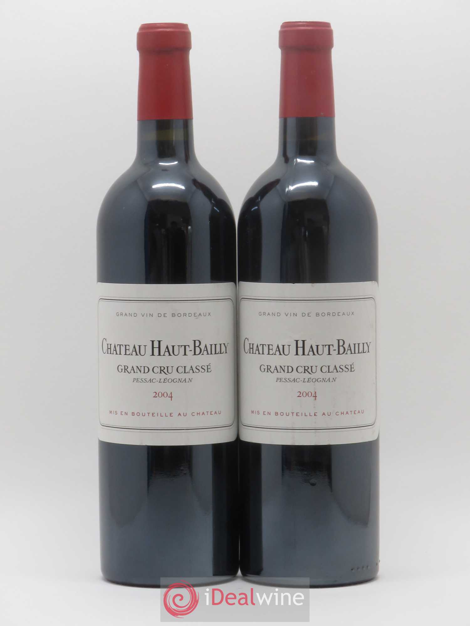 Château Haut-Bailly Cru Classé de Graves 2004 - Lot de 2 bouteilles - 0