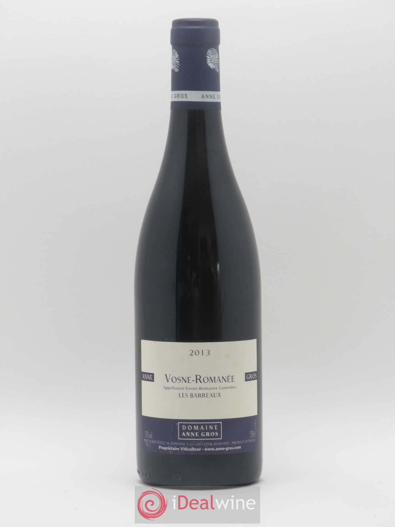Vosne-Romanée Les Barreaux Anne Gros 2013 - Lot de 1 bouteille - 0