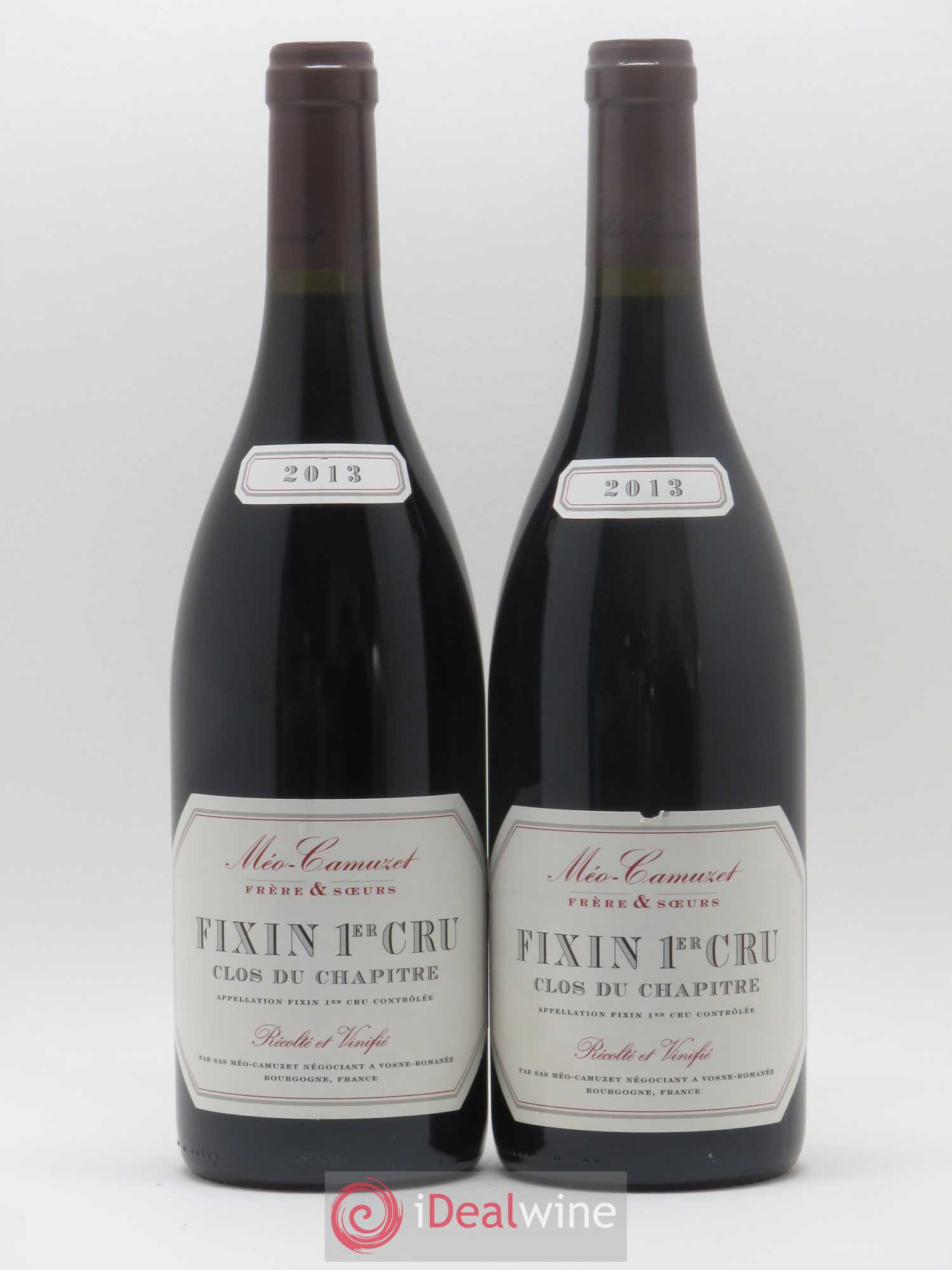 Fixin 1er Cru Clos du Chapitre Méo-Camuzet (Frère & Soeurs) 2013 - Lot de 2 bouteilles - 0