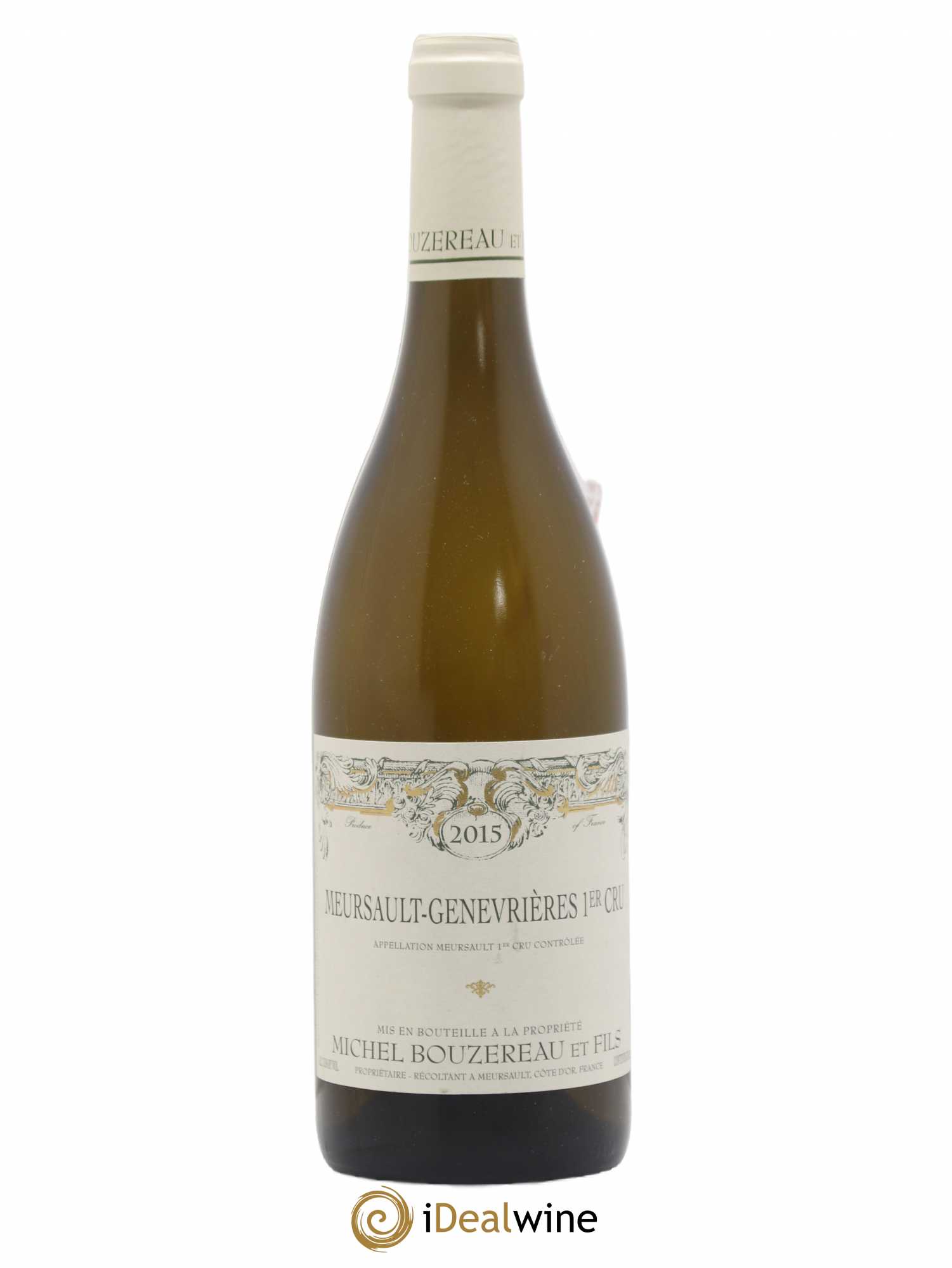 Meursault 1er Cru Les Genevrières Michel Bouzereau et Fils (Domaine) 2015 - Lot de 1 bouteille - 0