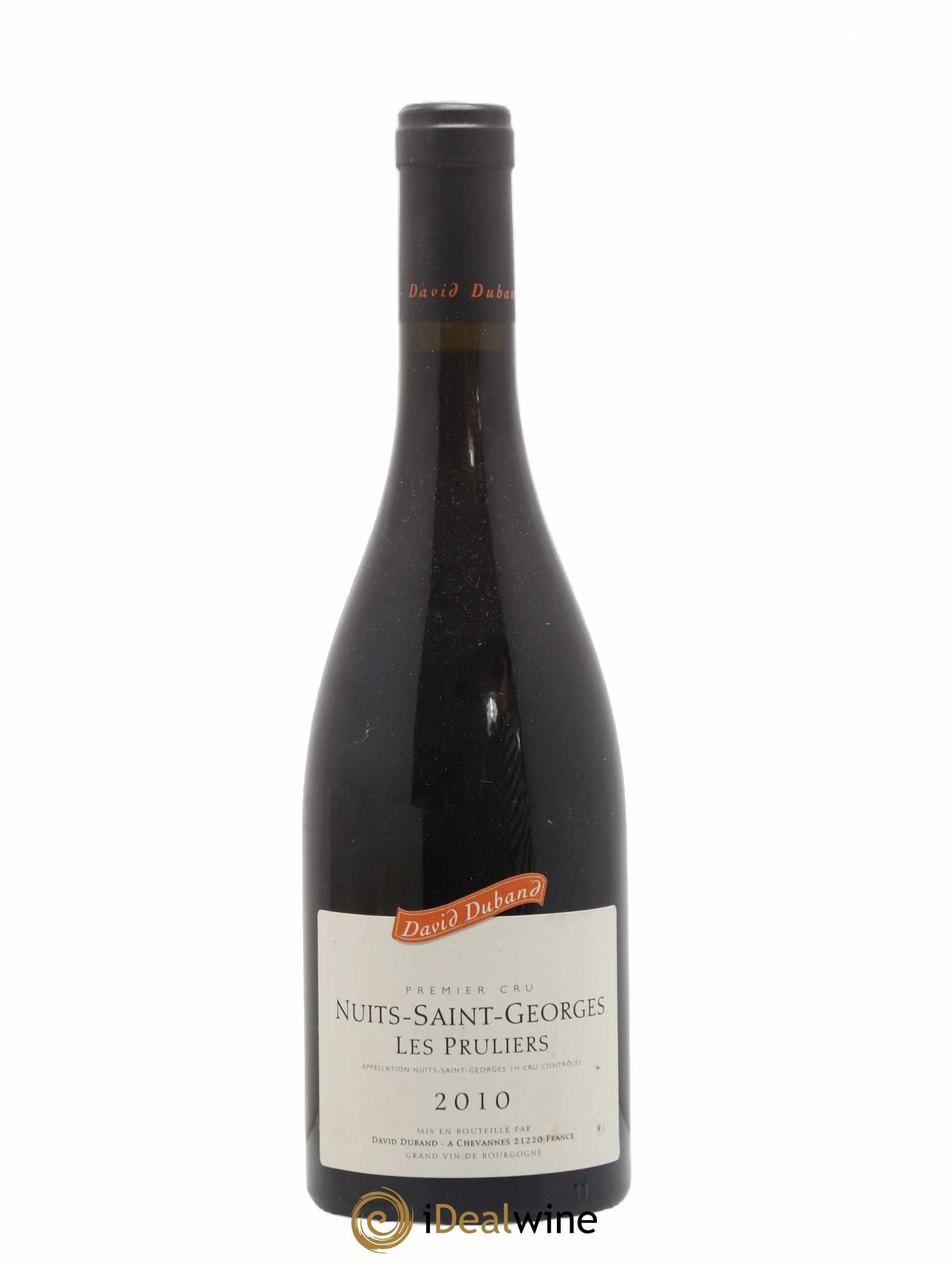 Nuits-Saint-Georges 1er Cru Les Pruliers David Duband (Domaine) 2010 - Lot de 1 bouteille - 0