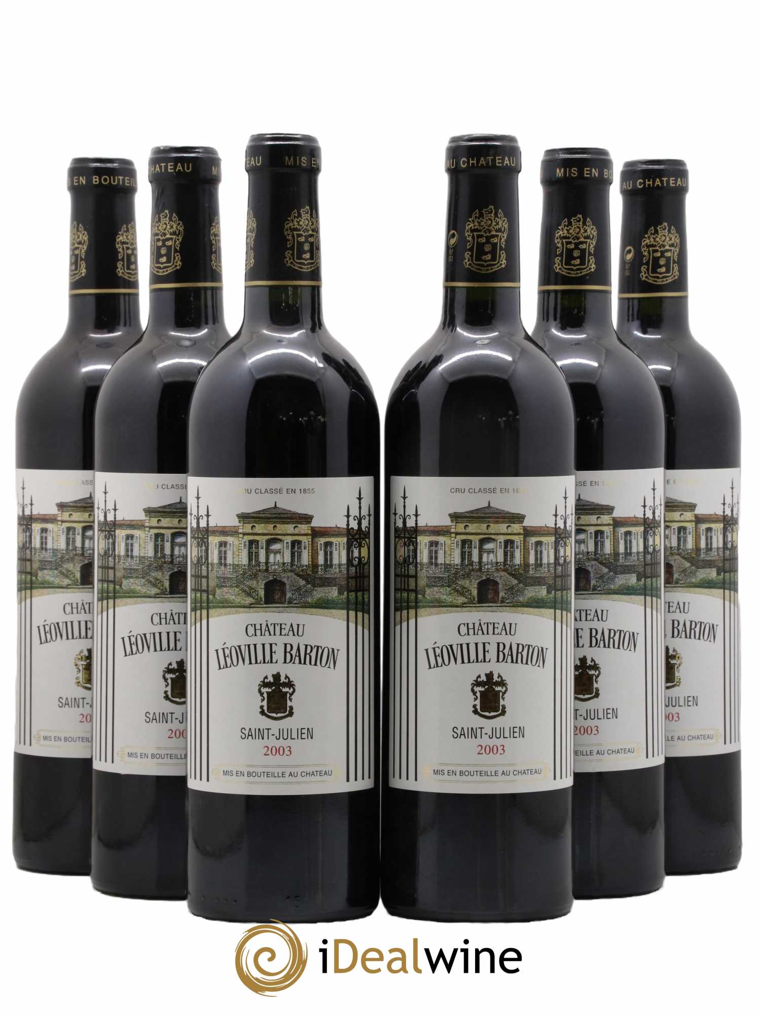Château Léoville Barton 2ème Grand Cru Classé 2003 - Lot de 6 bouteilles - 0