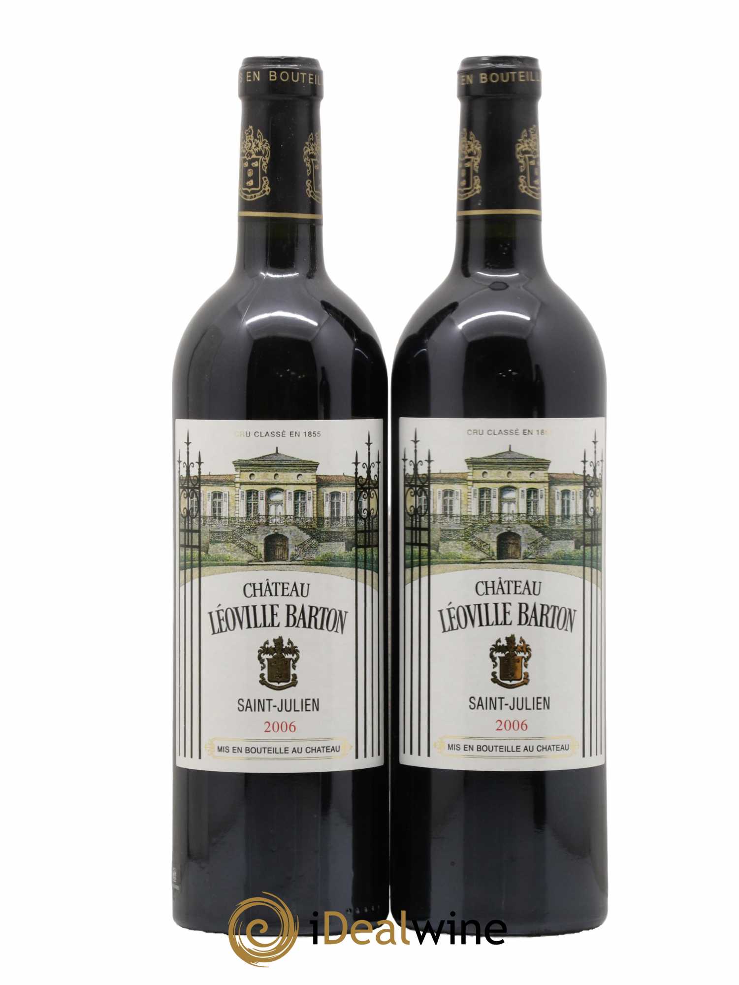 Château Léoville Barton 2ème Grand Cru Classé 2006 - Lot de 2 bouteilles - 0