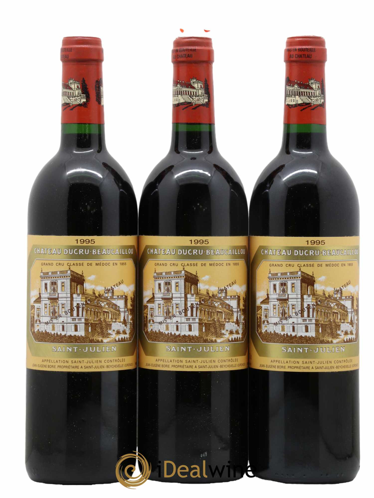 Château Ducru Beaucaillou 2ème Grand Cru Classé 1995 - Lot de 3 bouteilles - 0