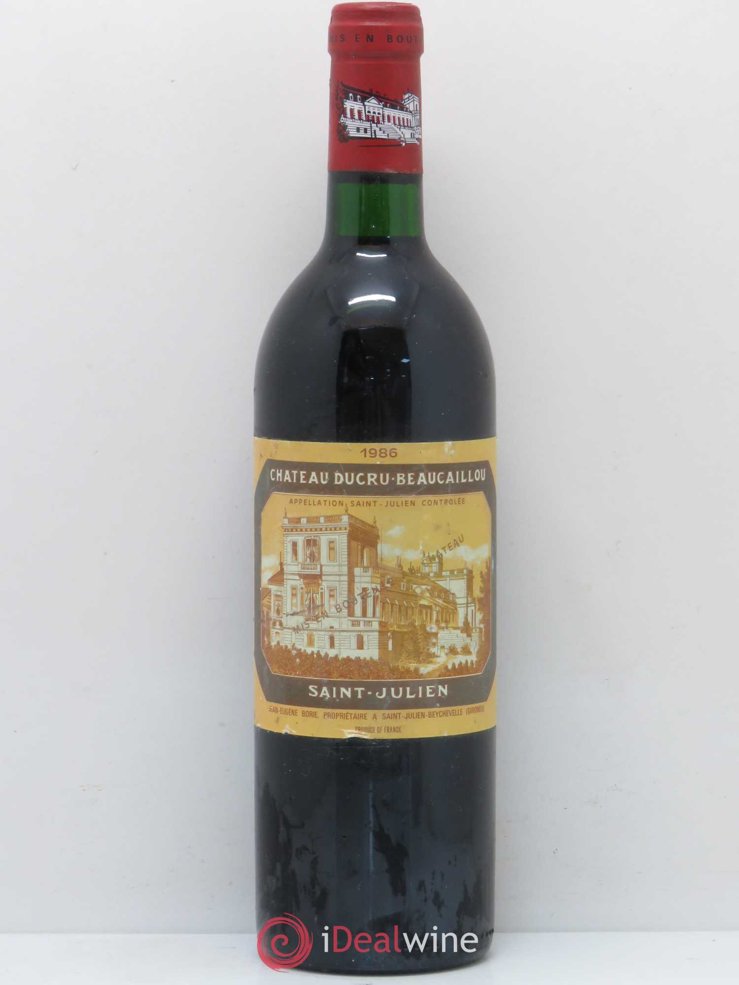 Château Ducru Beaucaillou 2ème Grand Cru Classé 1986 - Lot de 1 bouteille - 0