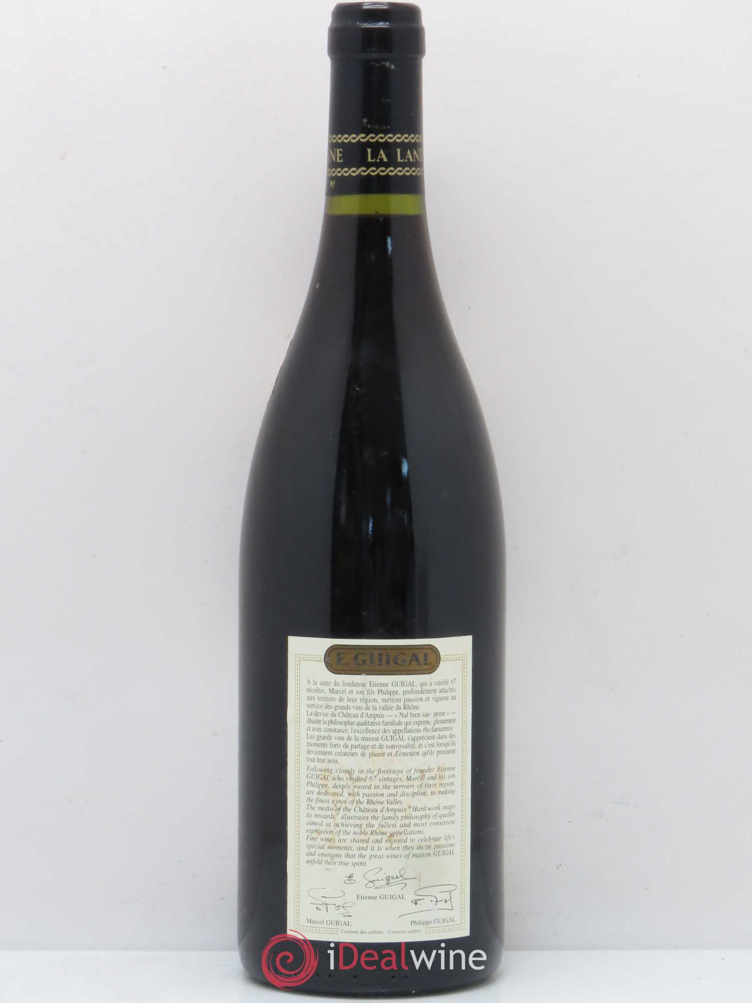 Côte-Rôtie La Landonne Guigal 2002 - Lot de 1 bouteille - 1