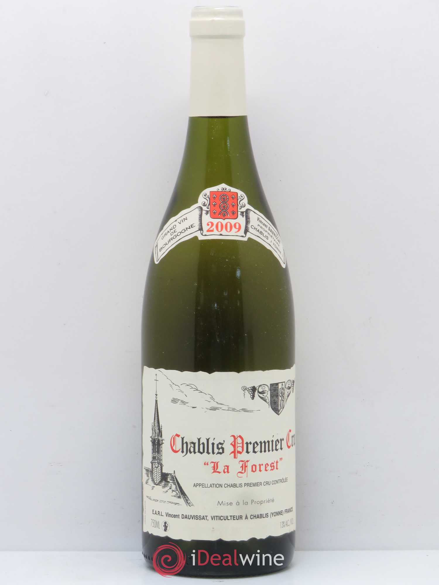 Chablis 1er Cru La Forest Vincent Dauvissat (Domaine) 2009 - Lot de 1 bouteille - 0