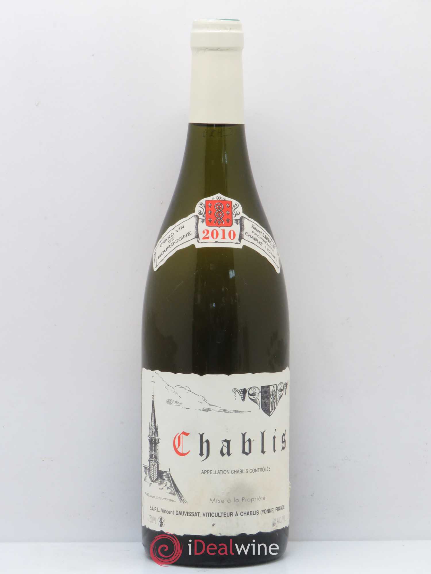 Chablis Vincent Dauvissat (Domaine) 2010 - Posten von 1 Flasche - 0