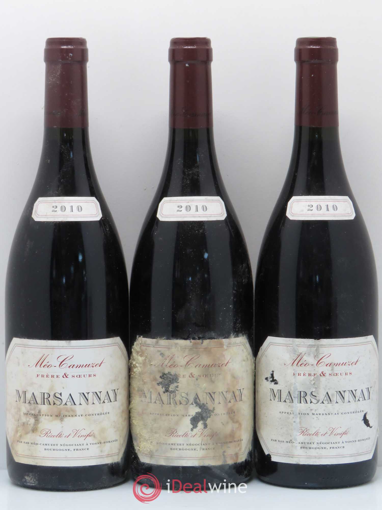 Marsannay Méo-Camuzet (Domaine) 2010 - Lot de 3 bouteilles - 0