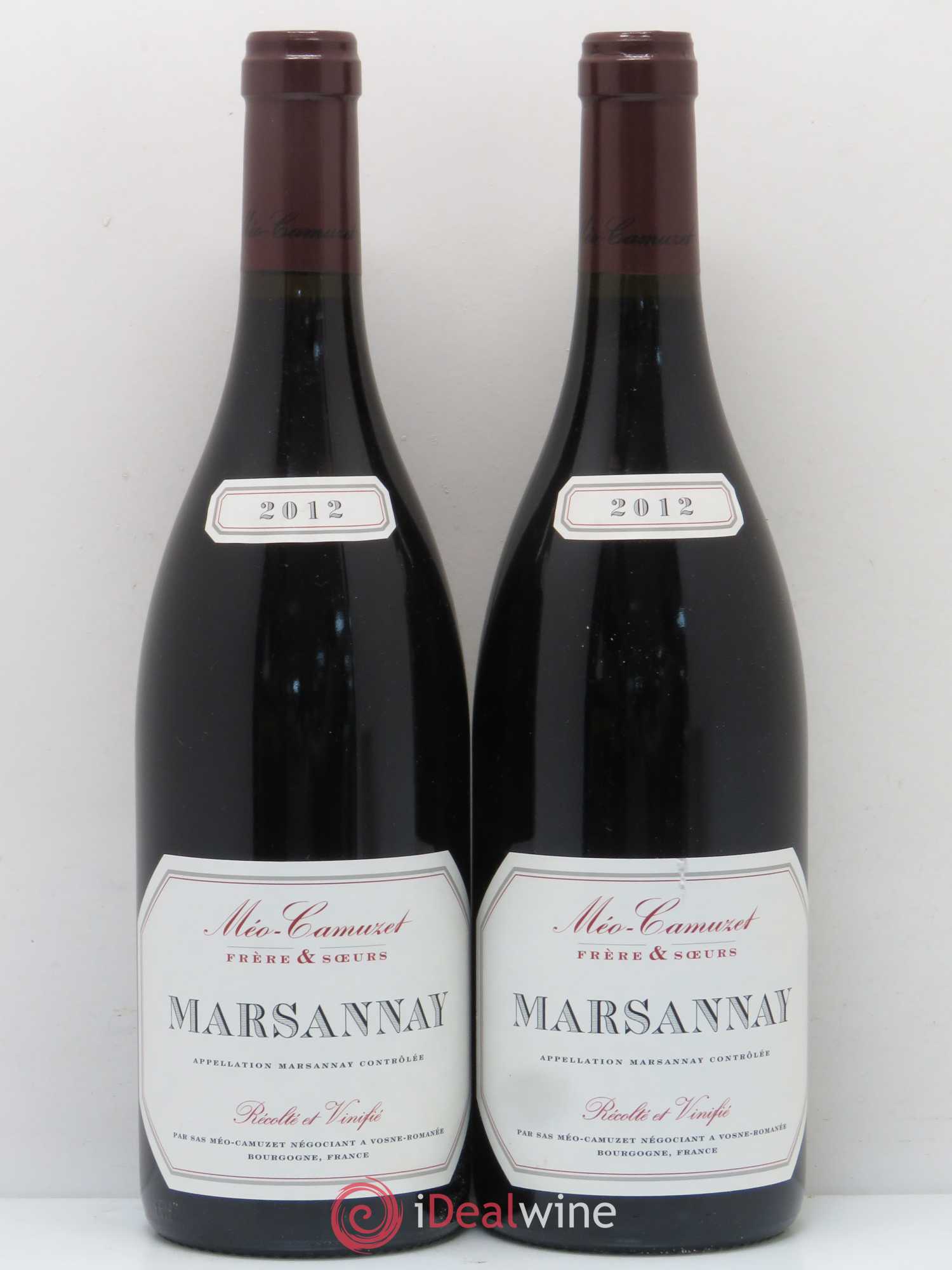 Marsannay Méo-Camuzet (Domaine) 2012 - Lot de 2 bouteilles - 0
