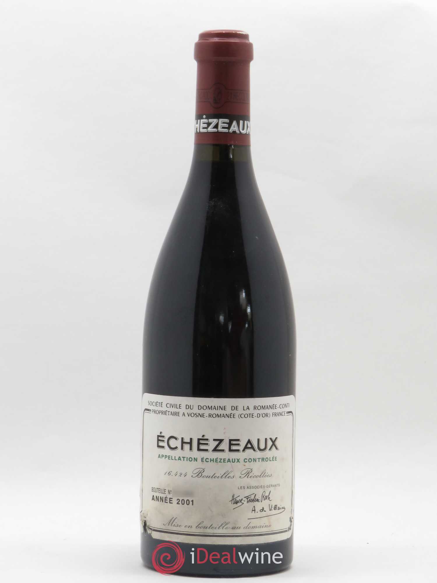 Echezeaux Grand Cru Domaine de la Romanée-Conti 2001 - Lot de 1 bouteille - 0