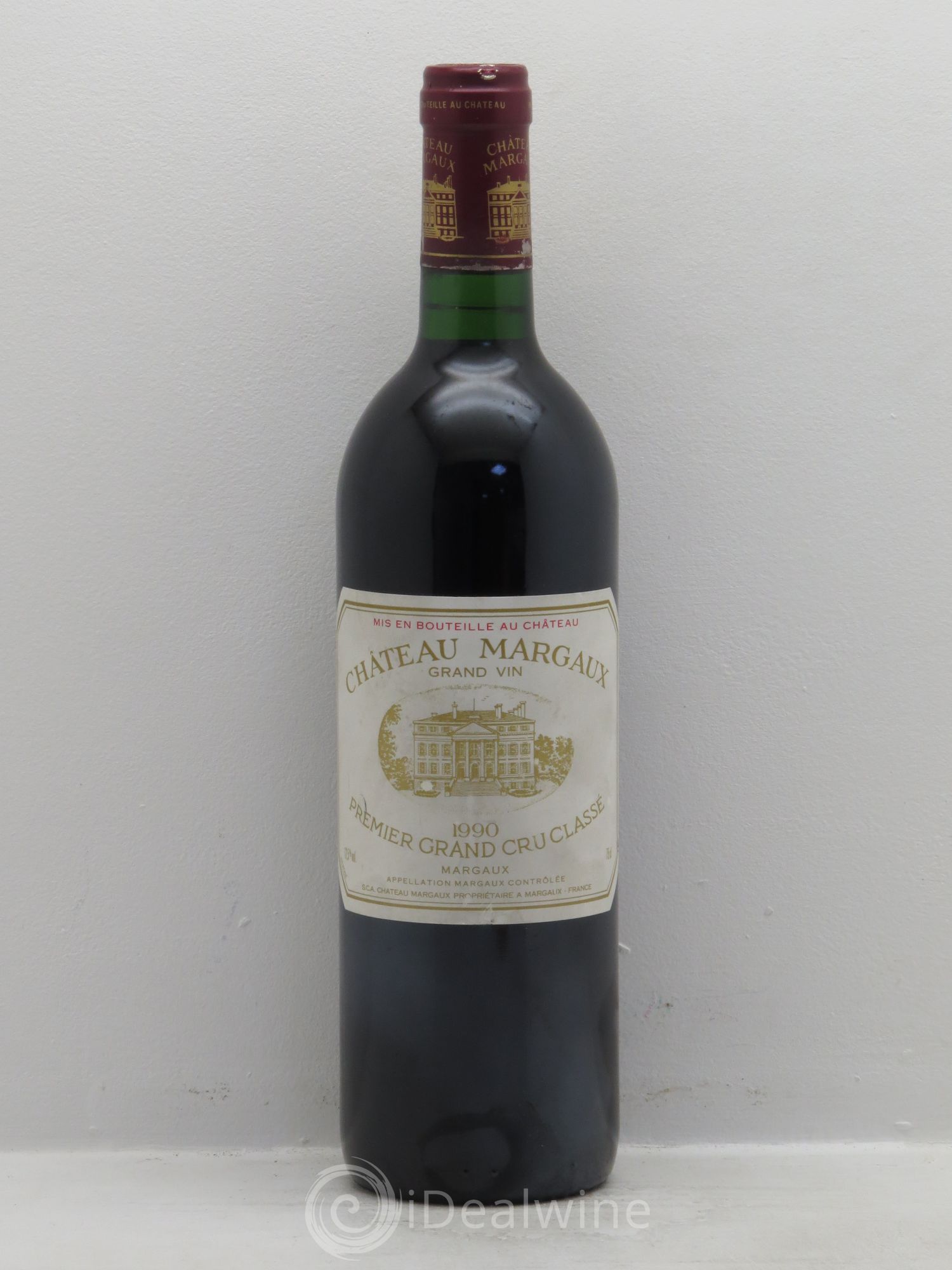 Château Margaux 1er Grand Cru Classé 1990 - Lot de 1 bouteille - 0